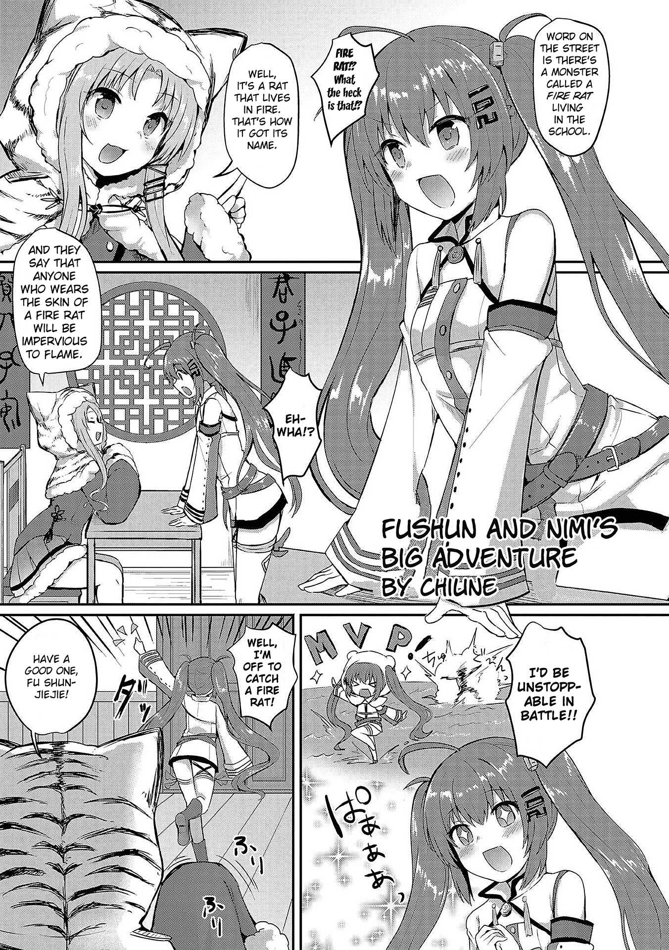 Azur Lane Comic Anthology Vol.2 Chapter 3.9 page 1 - Vol. 3 Chapter 9: Fu Shun and Nimi's Big Adventure