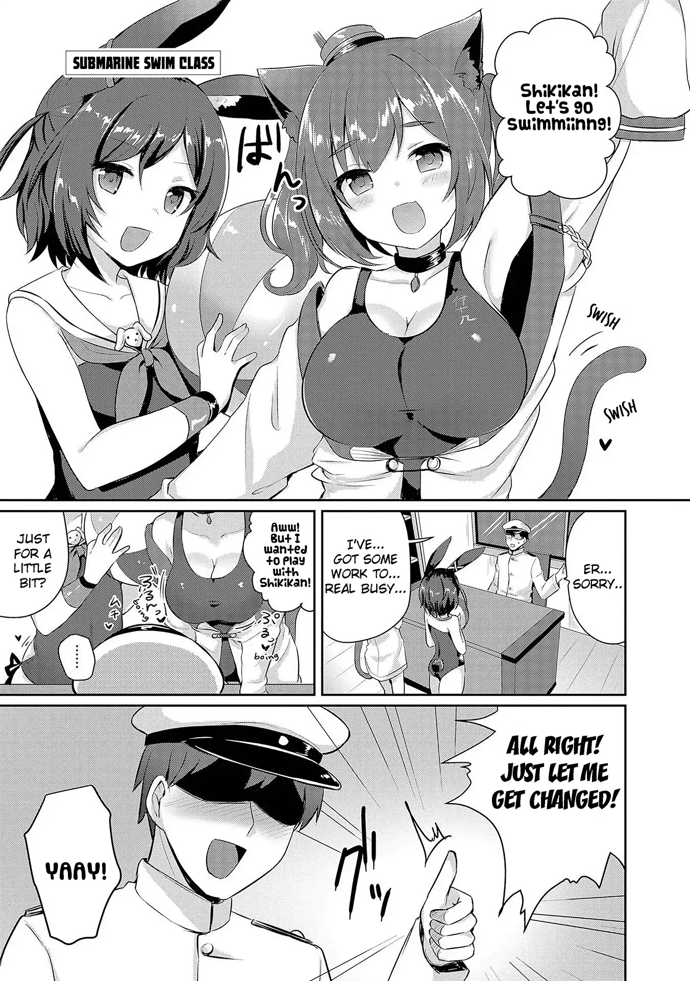 Azur Lane Comic Anthology Vol.2 Chapter 4.11 page 1 - Vol.4 Chapter 11: Submarine Swim Class