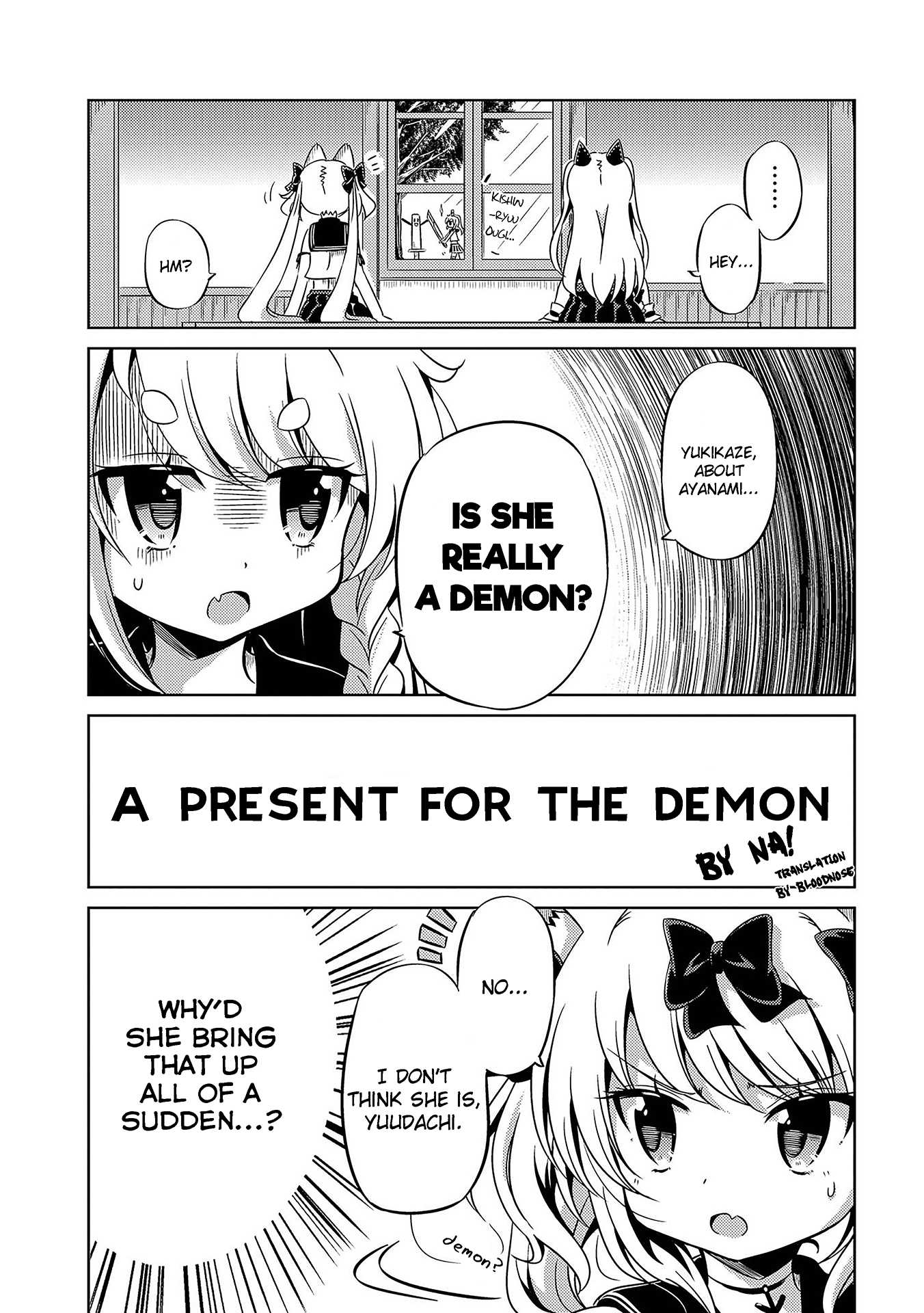 Azur Lane Comic Anthology Vol.2 Chapter 4.12 page 1 - Vol.4 Chapter 12: A Present for the Demon