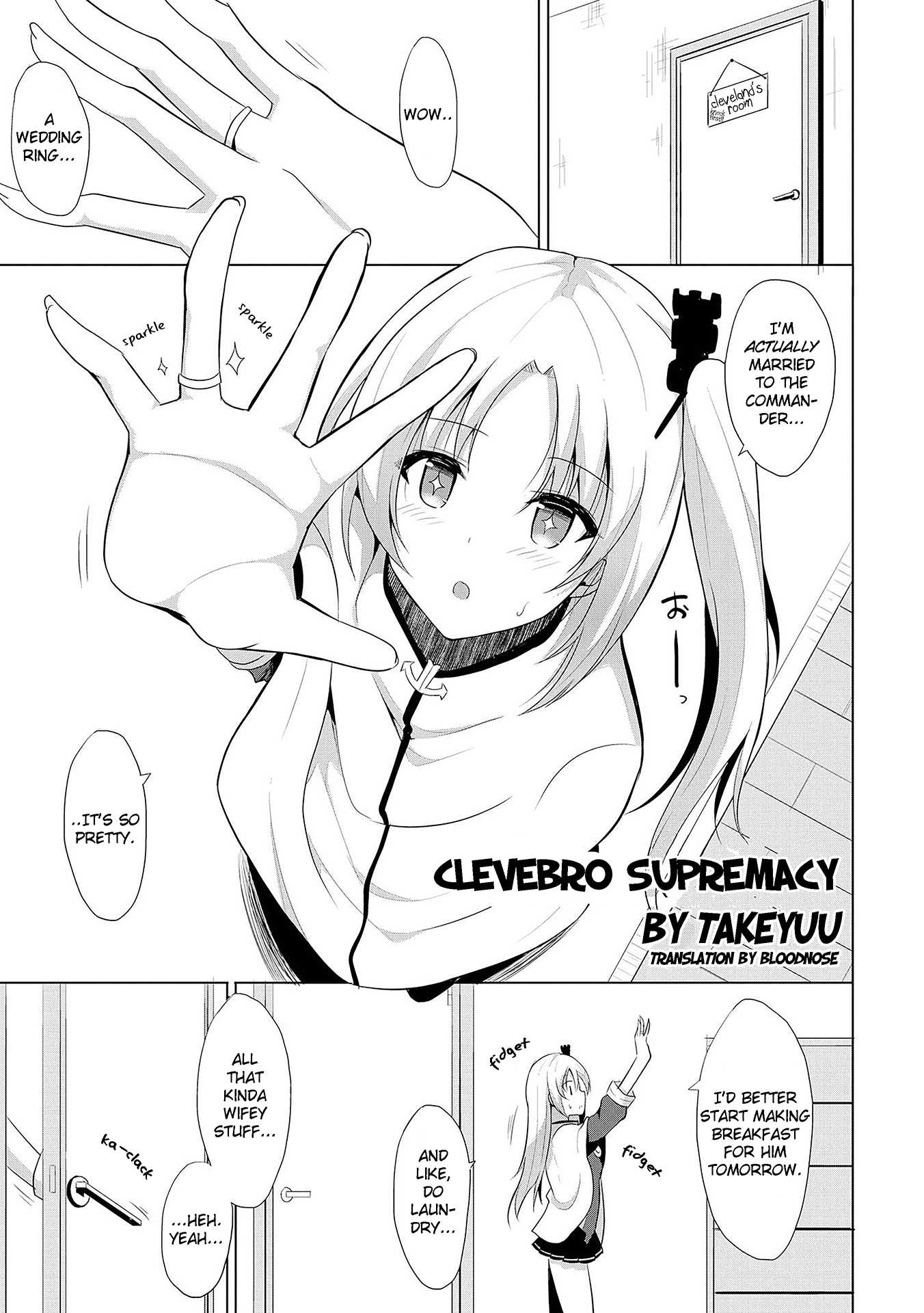 Azur Lane Comic Anthology Vol.2 Chapter 4.14 page 1 - Vol.4 Chapter 14: Clevebro Supremacy