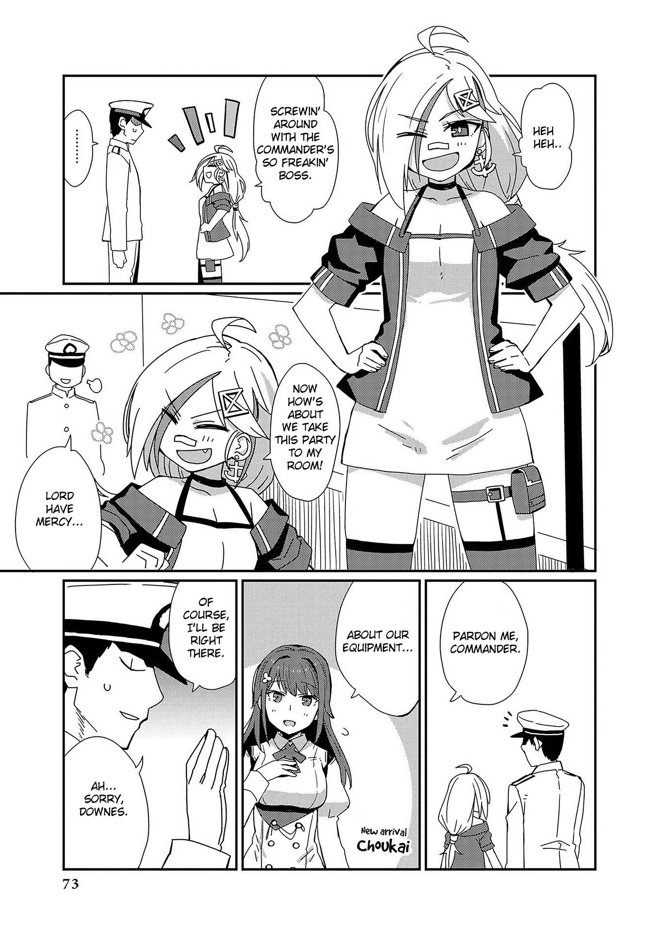 Azur Lane Comic Anthology Vol.2 Chapter 4.7 page 3 - Vol. 4 Chapter 7: Downes Wants Attention!