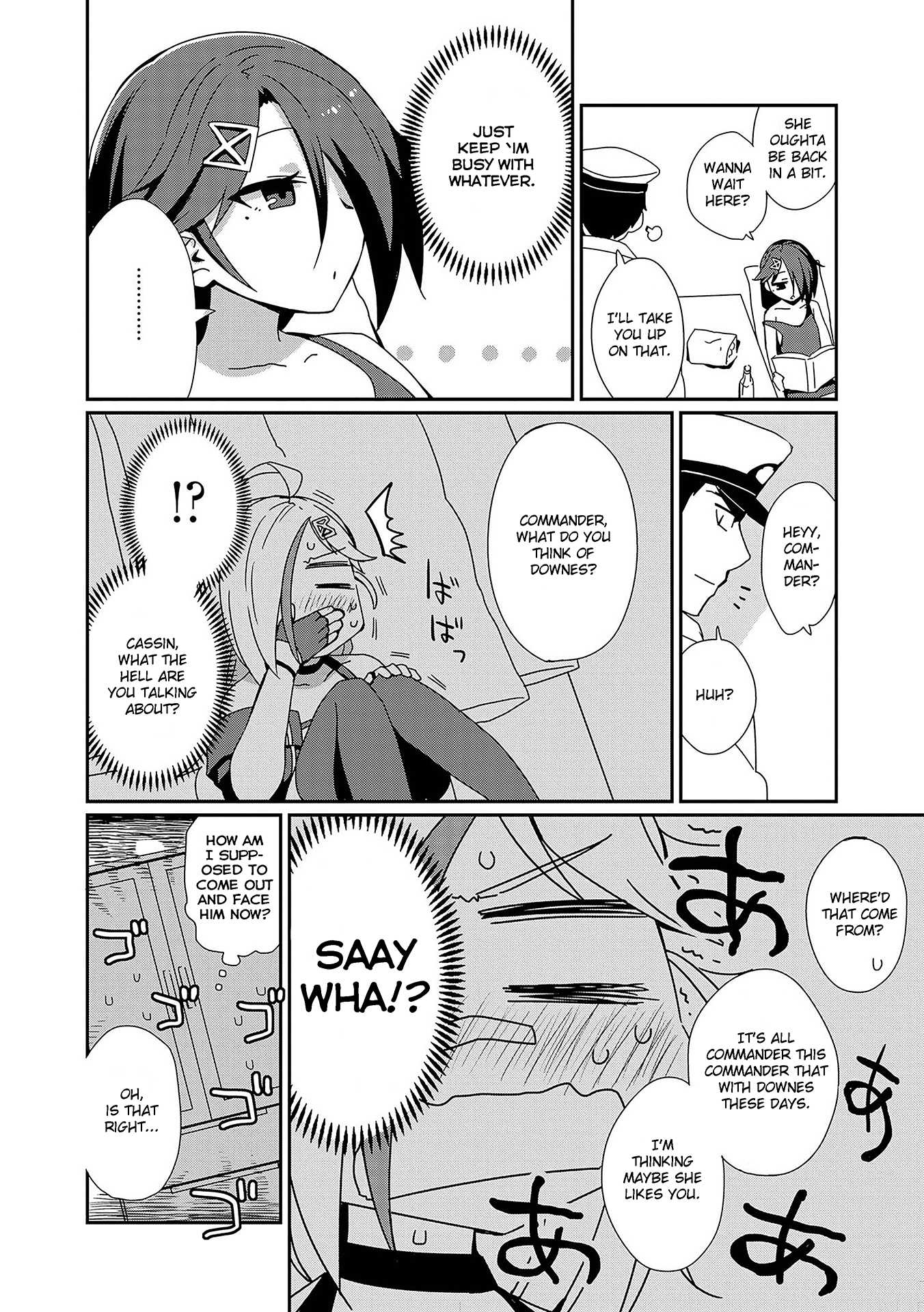 Azur Lane Comic Anthology Vol.2 Chapter 4.7 page 6 - Vol. 4 Chapter 7: Downes Wants Attention!