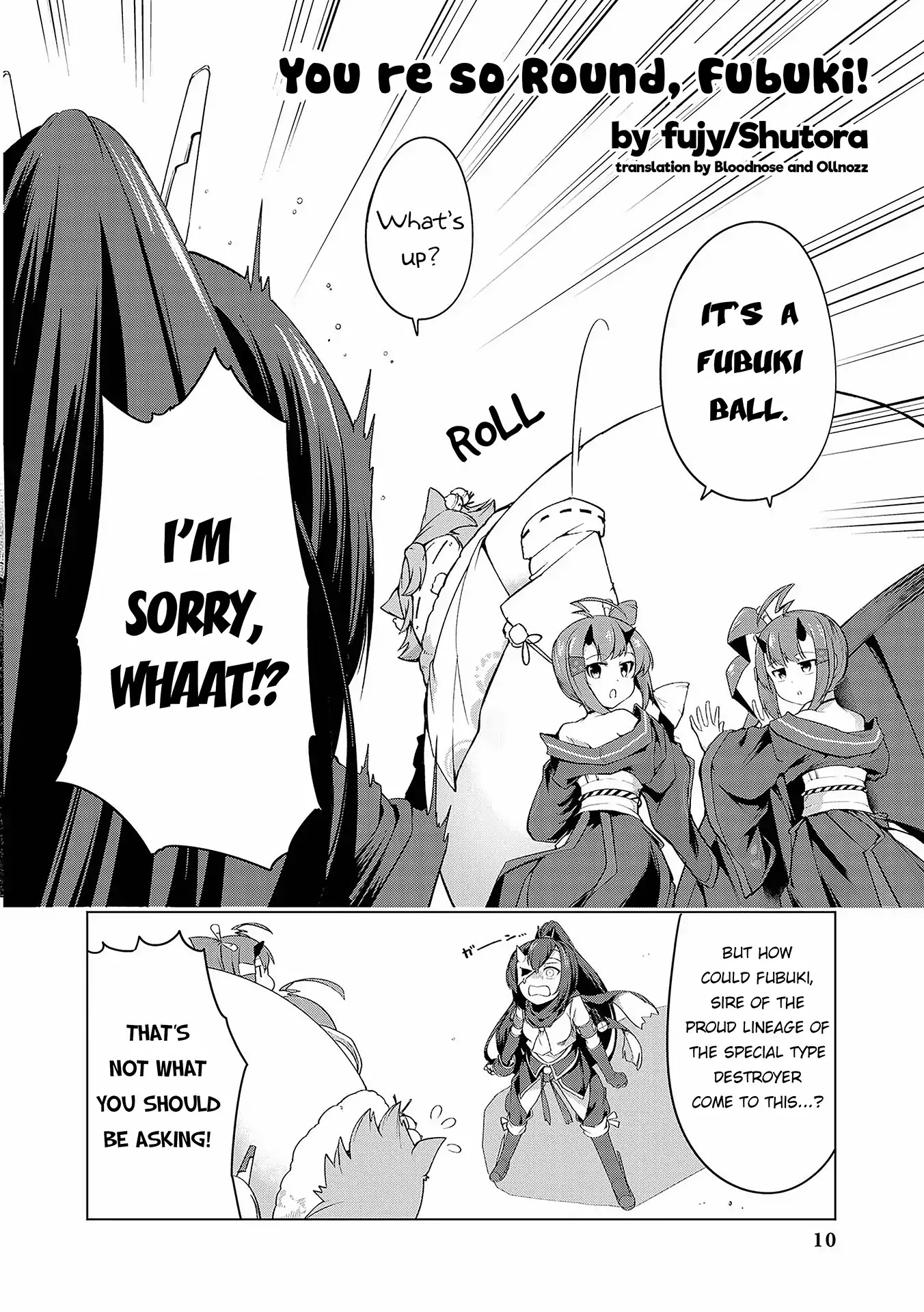 Azur Lane Comic Anthology Vol.2 Chapter 5.1 page 10 - Vol.5 Chapter 1: You're So Round, Fubuki!