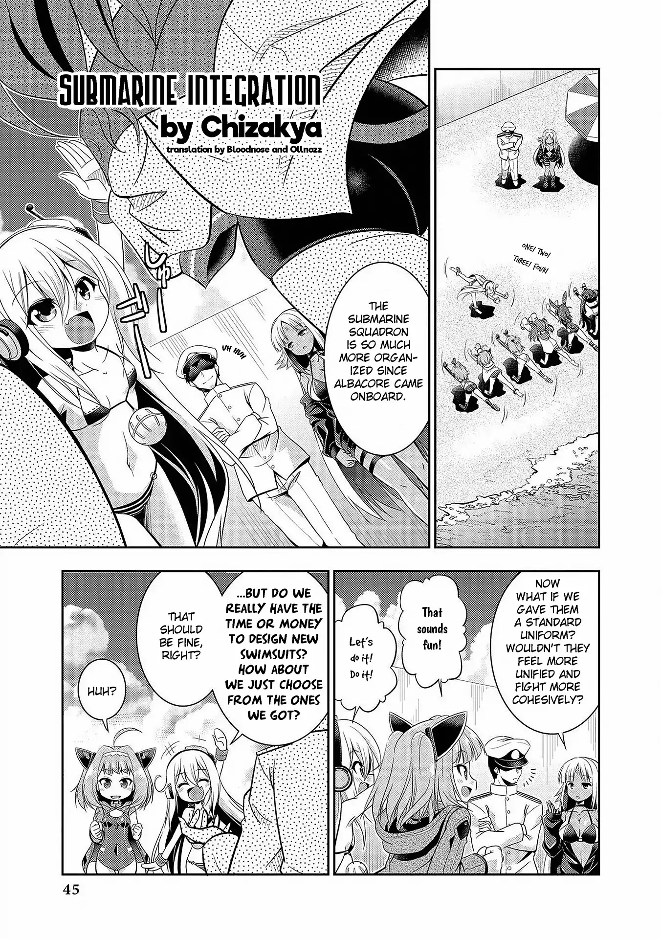 Azur Lane Comic Anthology Vol.2 Chapter 5.4 page 1 - Vol.5 Chapter 4: Submarine Integration