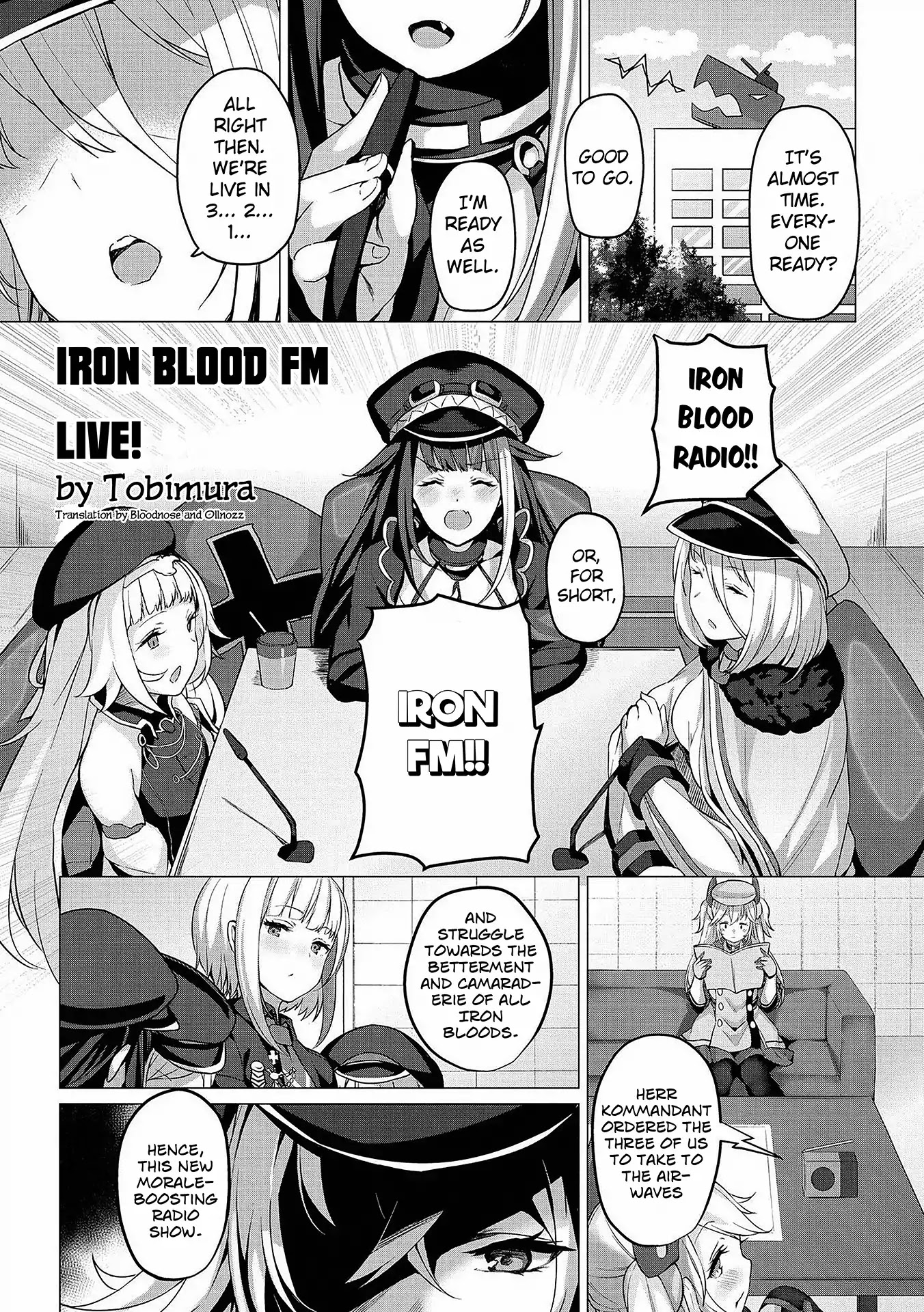 Azur Lane Comic Anthology Vol.2 Chapter 5.6 page 1 - Vol.5 Chapter 6: Iron Blood FM Live!
