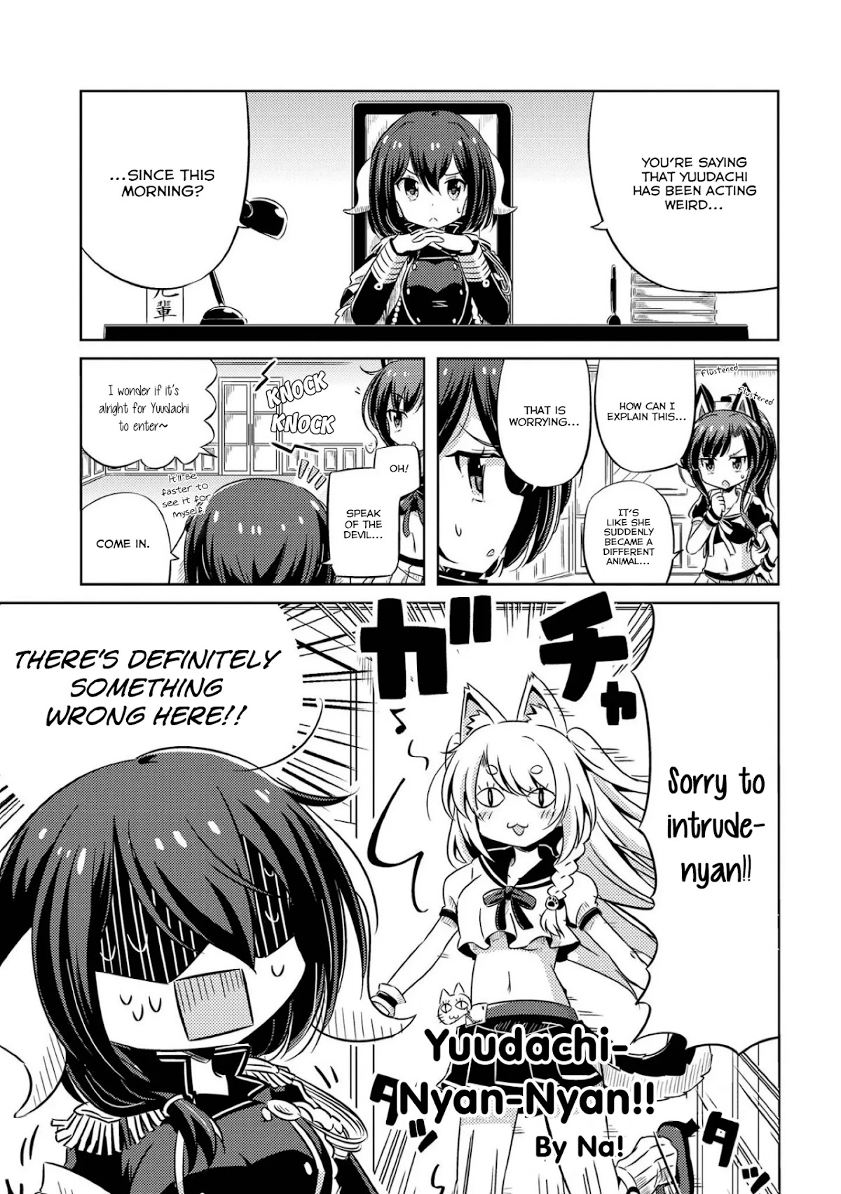 Azur Lane Comic Anthology Vol.2 Chapter 7.10 page 1 - Vol.7 Chapter 10: Yuudachi-Nyan-Nyan!!