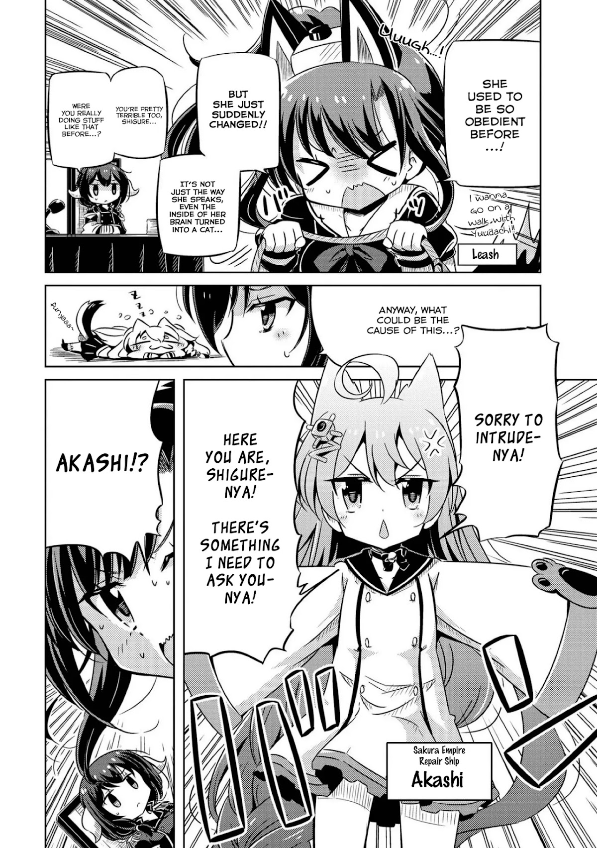 Azur Lane Comic Anthology Vol.2 Chapter 7.10 page 4 - Vol.7 Chapter 10: Yuudachi-Nyan-Nyan!!