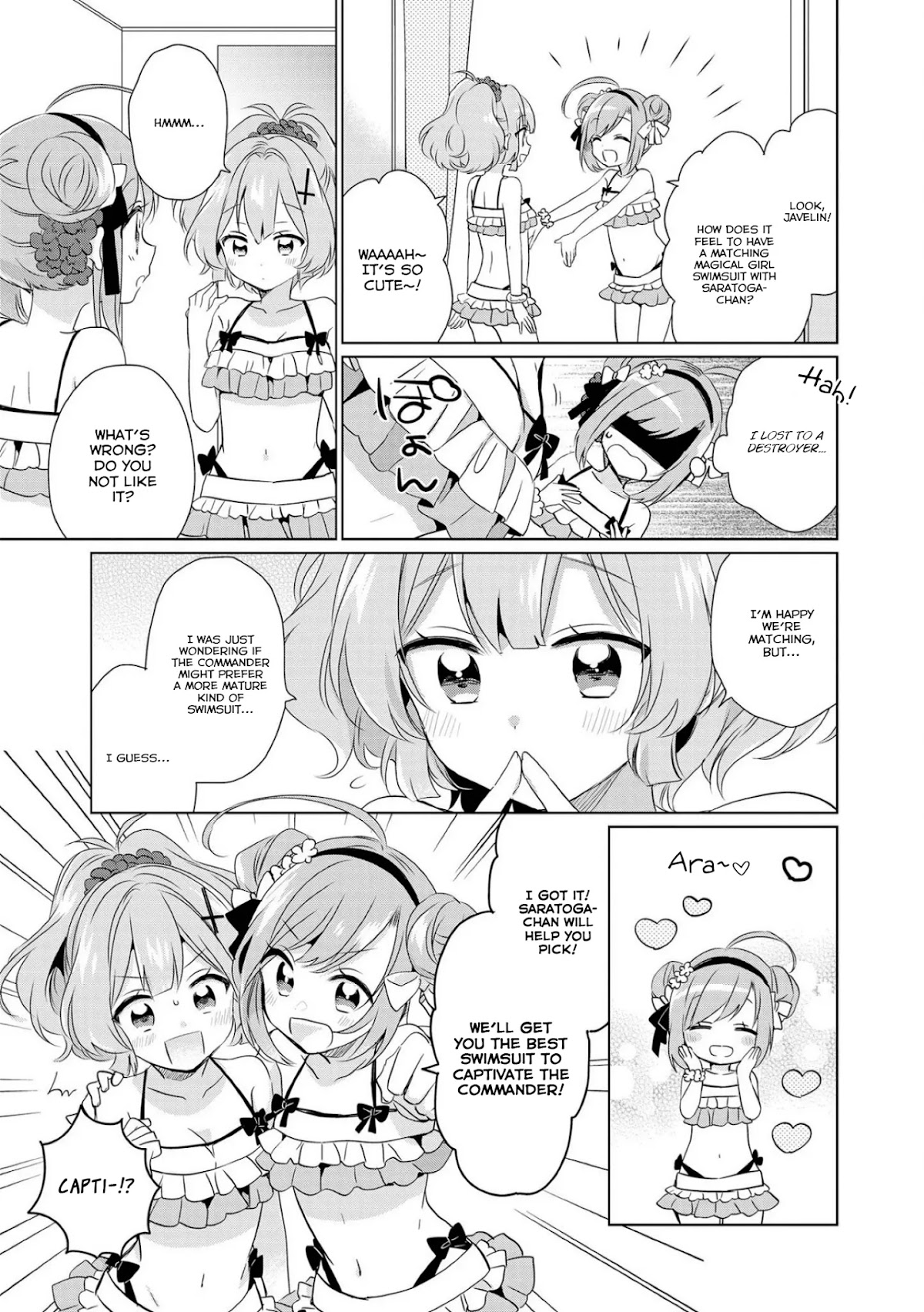 Azur Lane Comic Anthology Vol.2 Chapter 7.3 page 3 - Vol.7 Chapter 3: The Javelin Swimsuit Operation