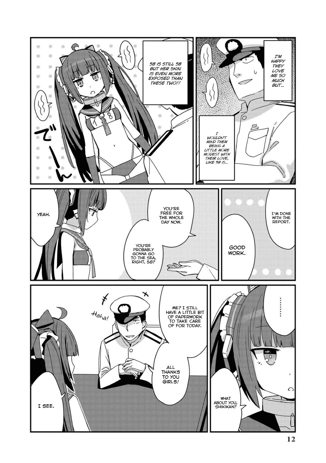 Azur Lane Comic Anthology Vol.2 Chapter 8.1 page 12 - Vol.8 Chapter 1: I-Type Submarine, Attack!