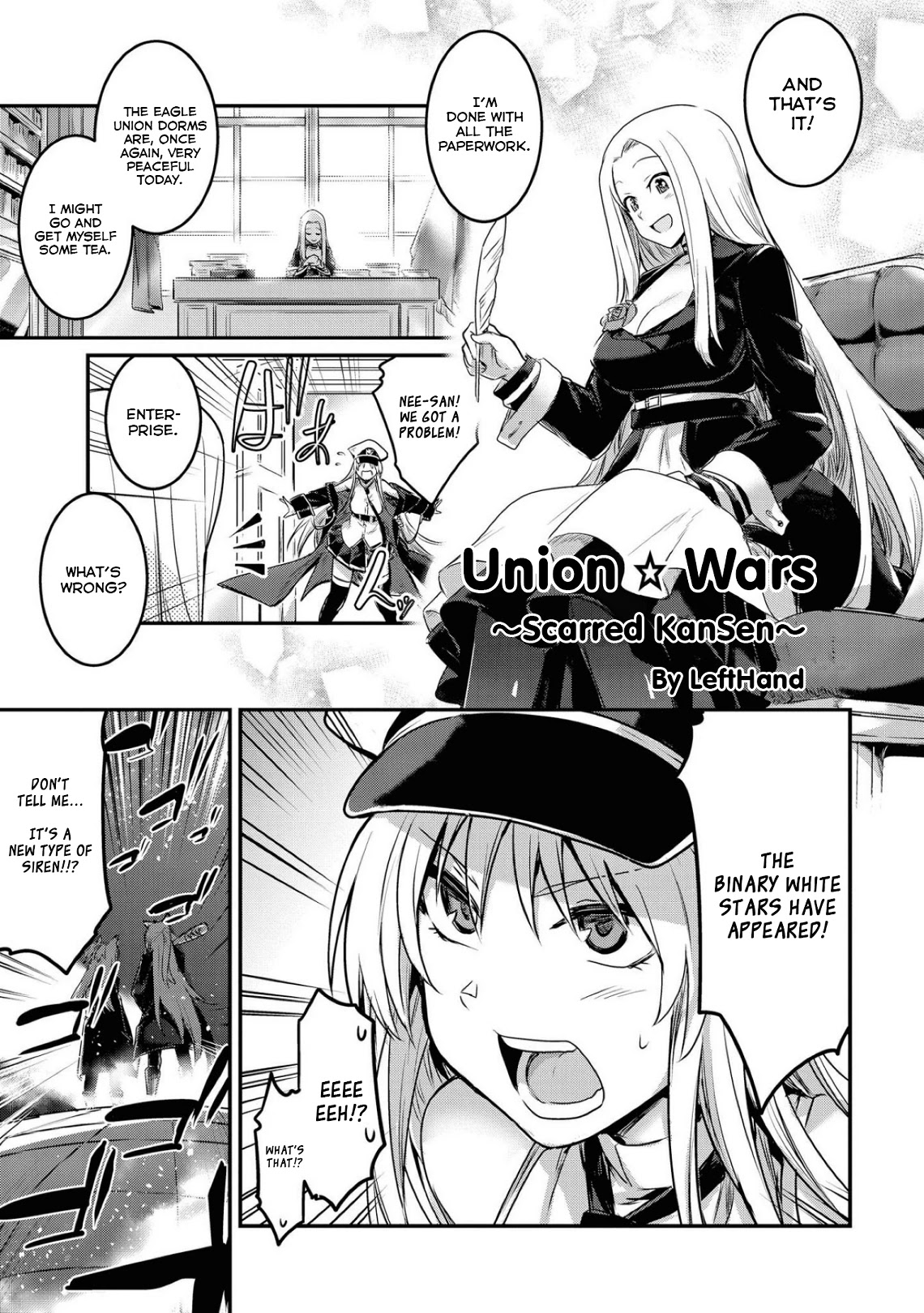 Azur Lane Comic Anthology Vol.2 Chapter 8.7 page 1 - Vol.8 Chapter 7: Union Wars ~Scarred KanSen~