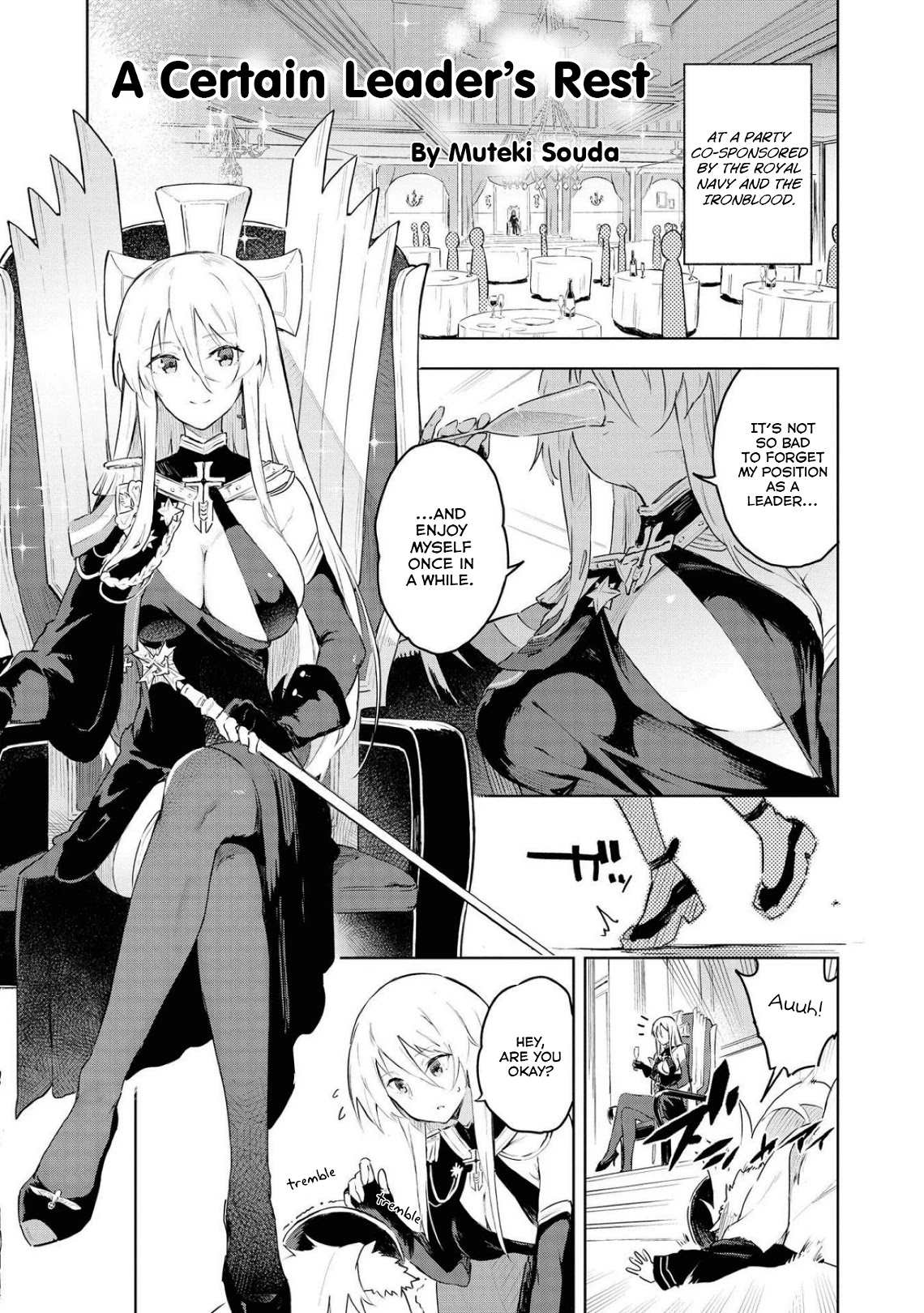 Azur Lane Comic Anthology Vol.2 Chapter 8.9 page 1 - Vol.8 Chapter 9: A Certain Leader's Rest