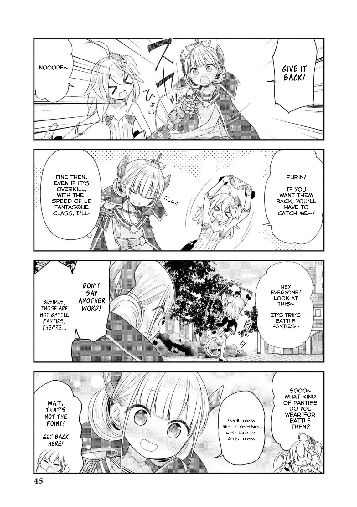 Azur Lane Comic Anthology Vol.2 Chapter 9.4 page 3 - Vol.9 Chapter 4: Triomphant's Mysterious Panties