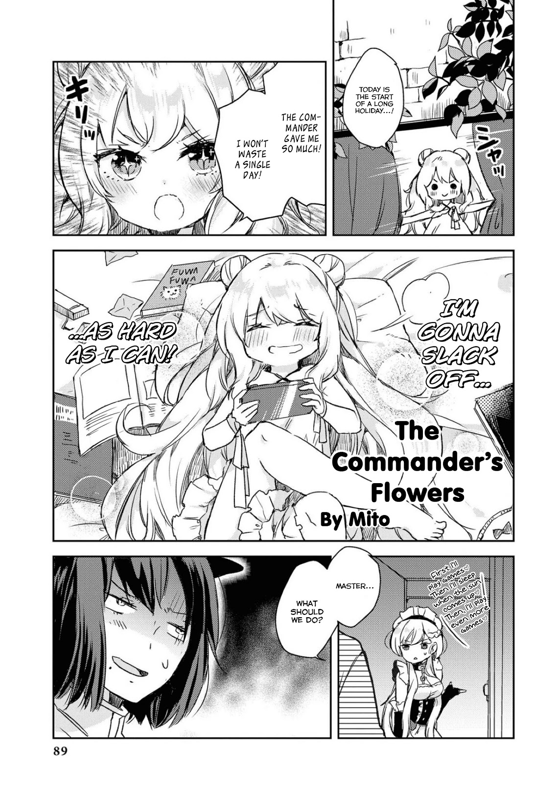 Azur Lane Comic Anthology Vol.2 Chapter 9.8 page 1 - Vol.9 Chapter 8: The Commander's Flowers