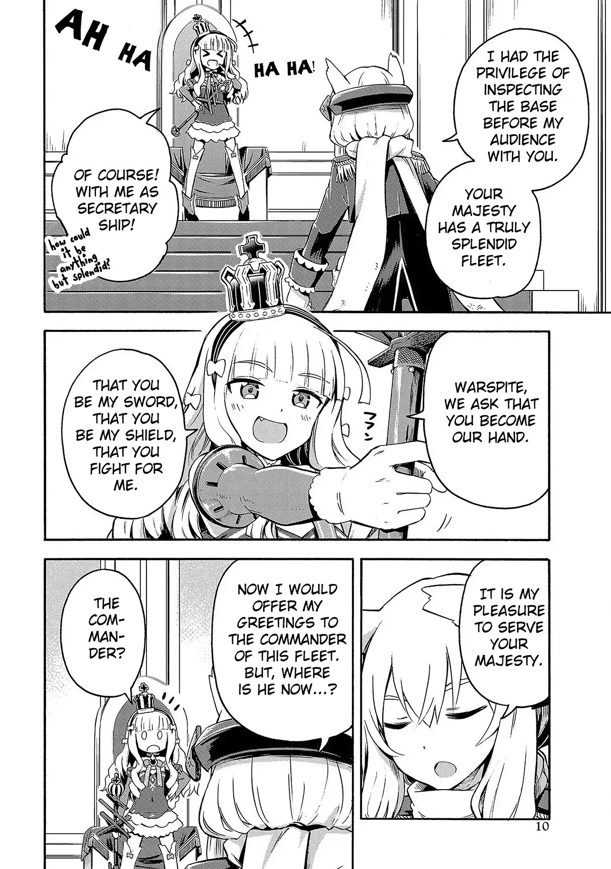 Azur Lane: Queen's Orders Chapter 1 page 4 - Chapter 1