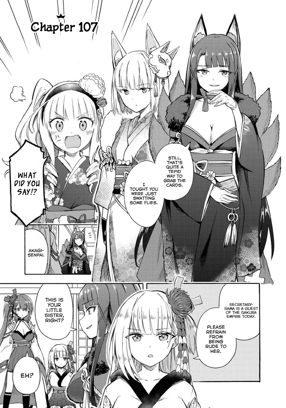 Azur Lane: Queen's Orders Chapter 107 page 1 - Chapter 107