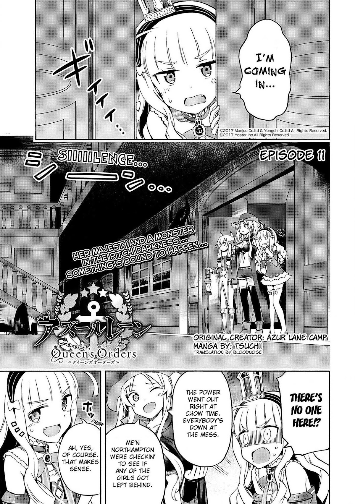 Azur Lane: Queen's Orders Chapter 11 page 1 - Chapter 11