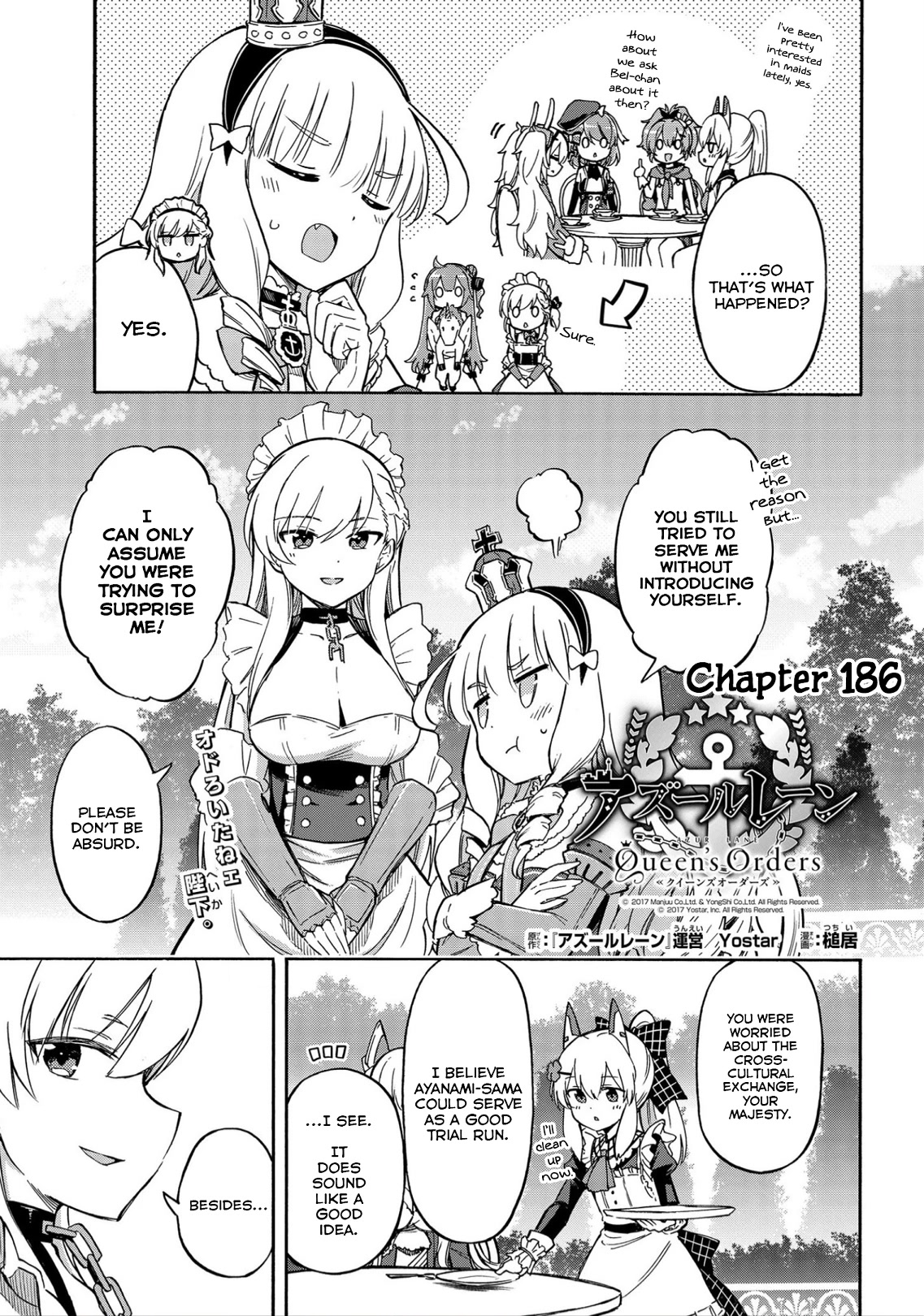 Azur Lane: Queen's Orders Chapter 186 page 1 - Chapter 186