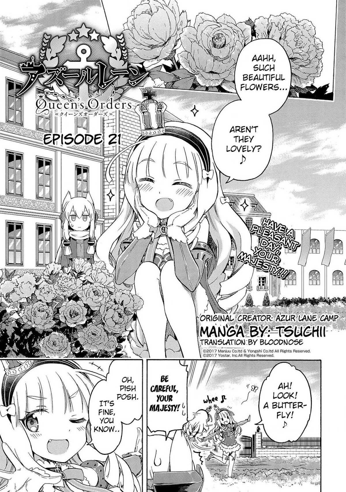 Azur Lane: Queen's Orders Chapter 21 page 1 - Chapter 21