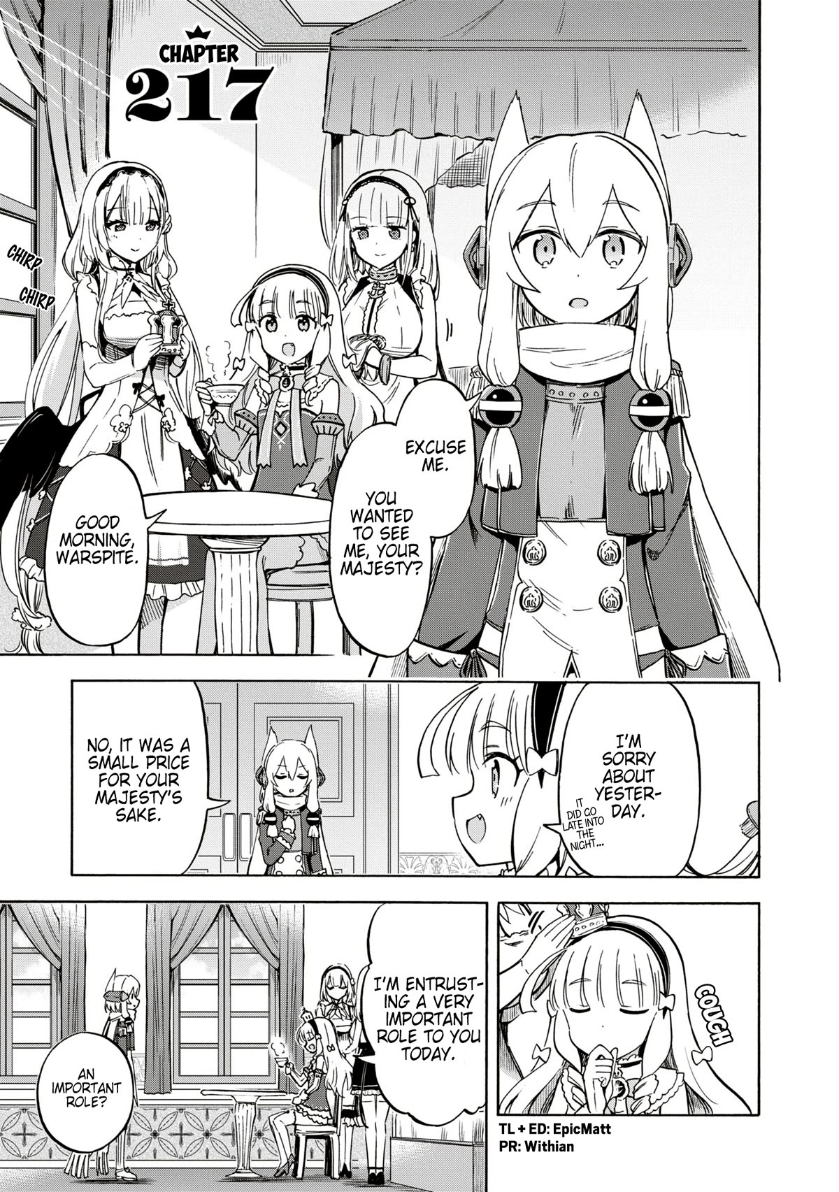 Azur Lane: Queen's Orders Chapter 217 page 1 - Chapter 217