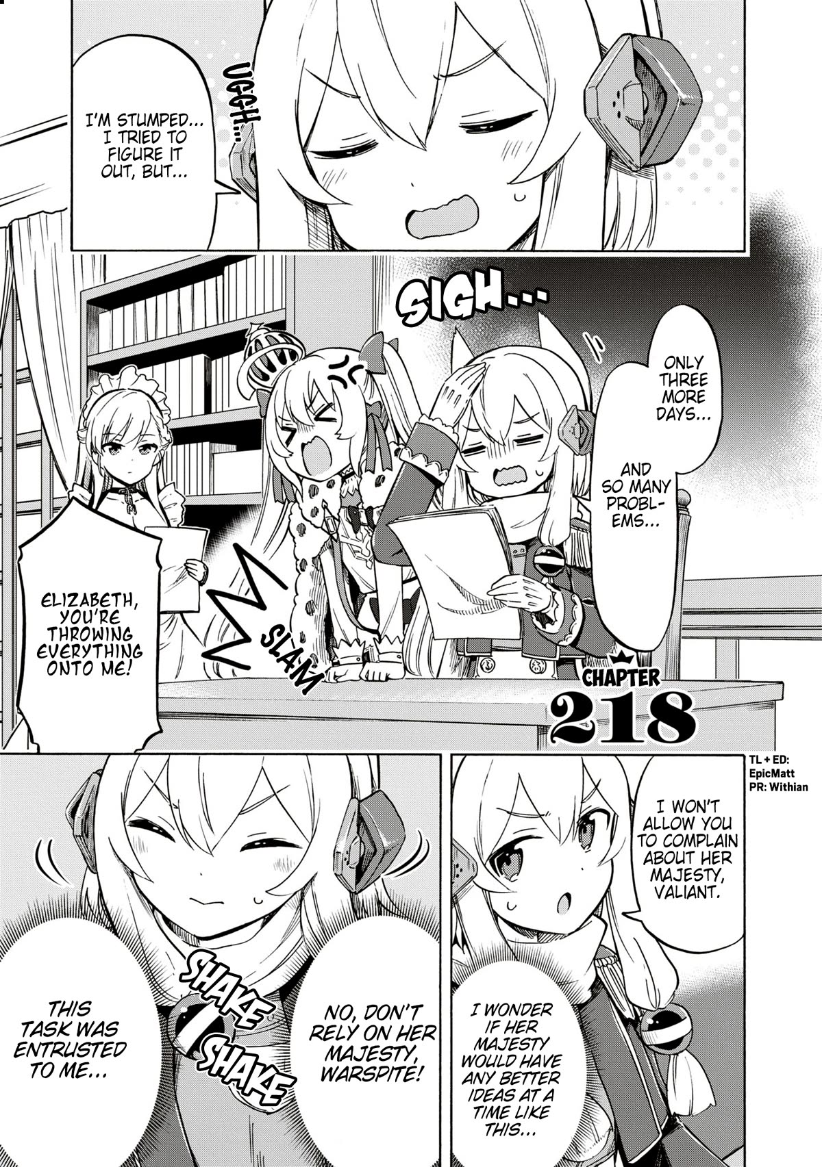 Azur Lane: Queen's Orders Chapter 218 page 1 - Chapter 218