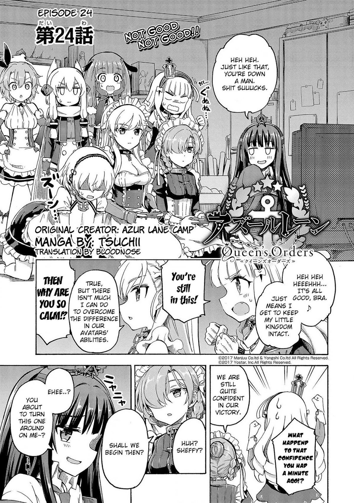 Azur Lane: Queen's Orders Chapter 24 page 1 - Chapter 24
