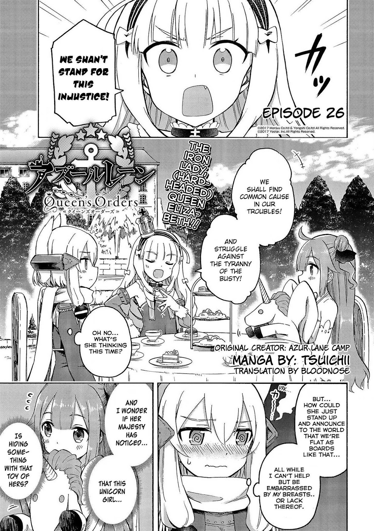 Azur Lane: Queen's Orders Chapter 26 page 1 - Chapter 26