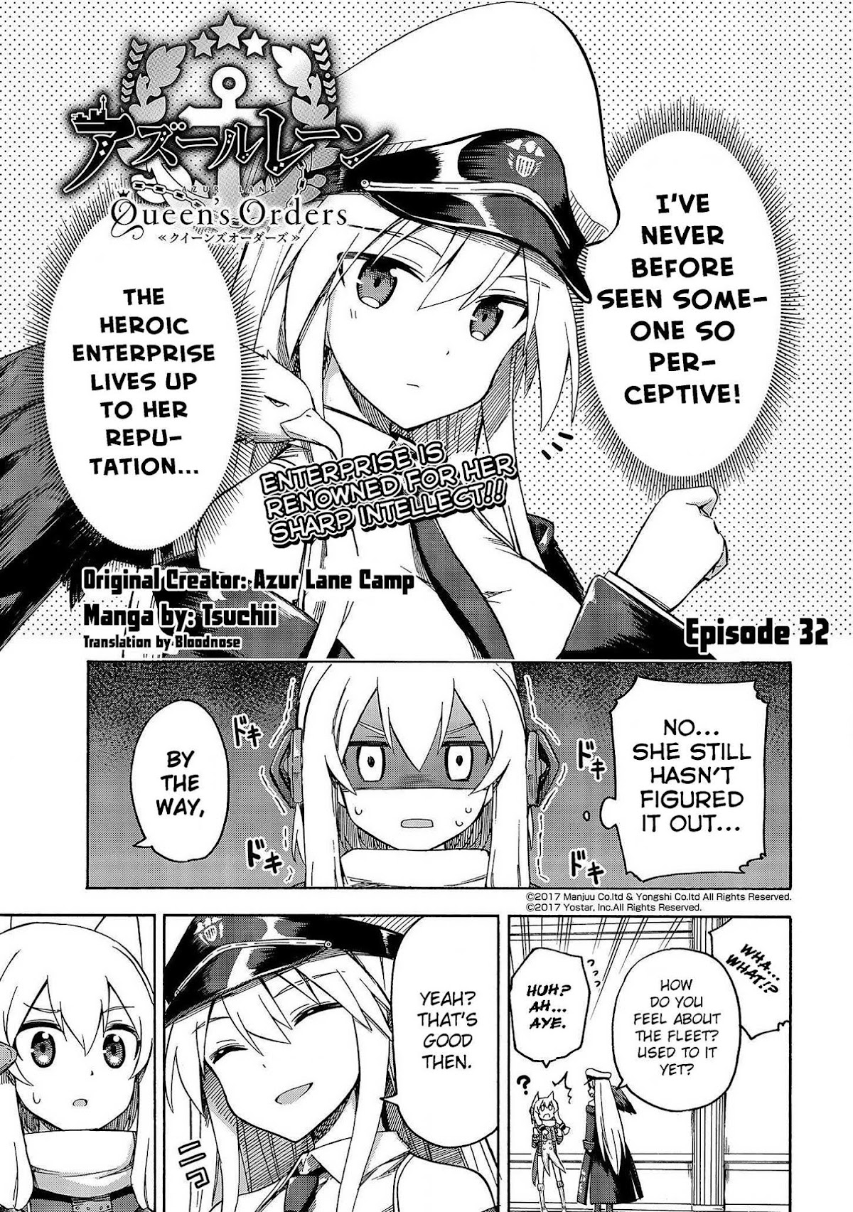 Azur Lane: Queen's Orders Chapter 32 page 1 - Chapter 32