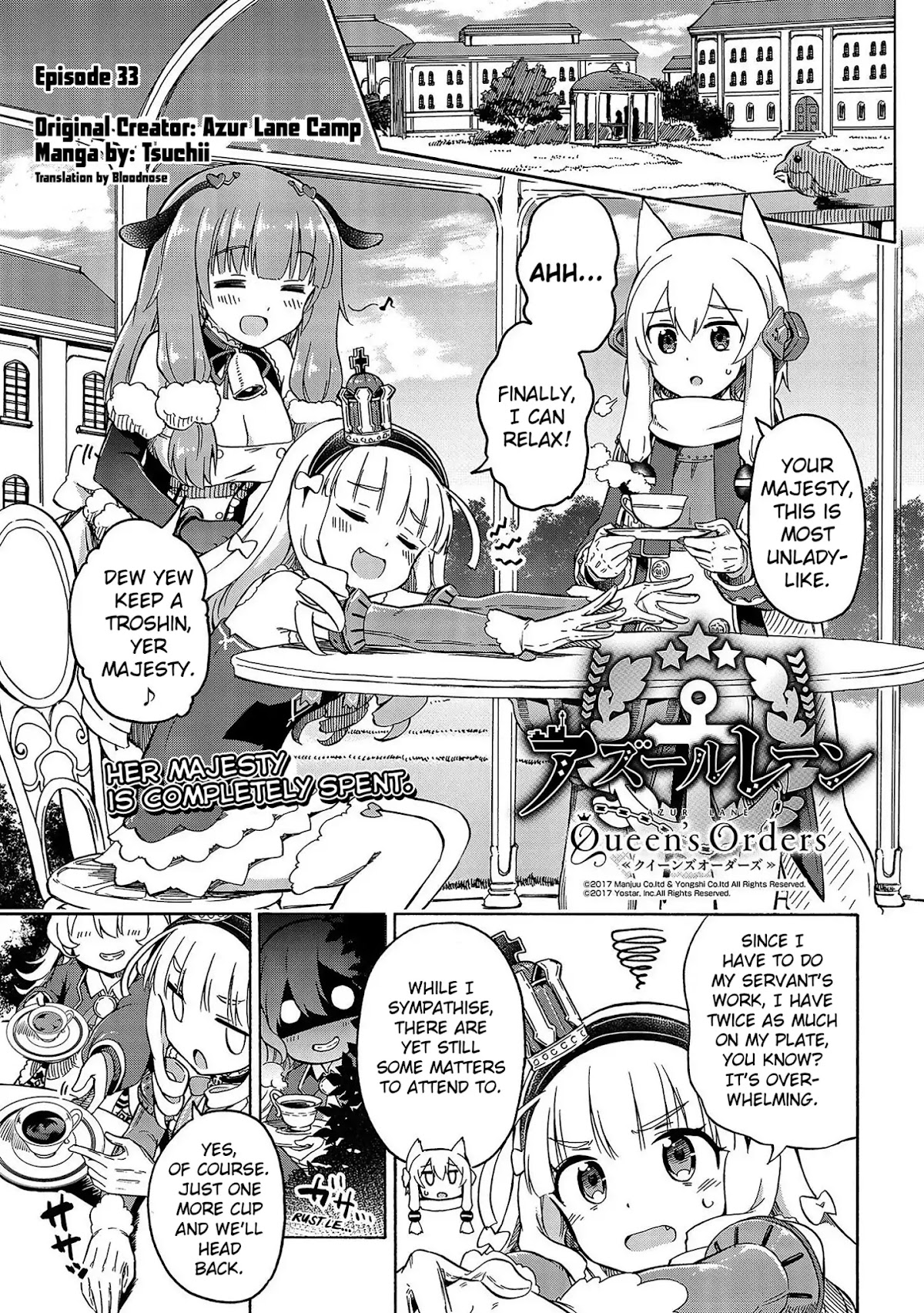 Azur Lane: Queen's Orders Chapter 33 page 1 - Chapter 33