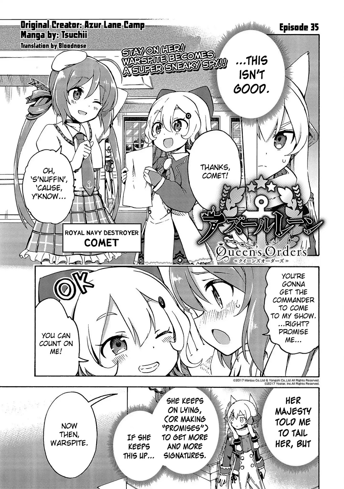 Azur Lane: Queen's Orders Chapter 35 page 1 - Chapter 35