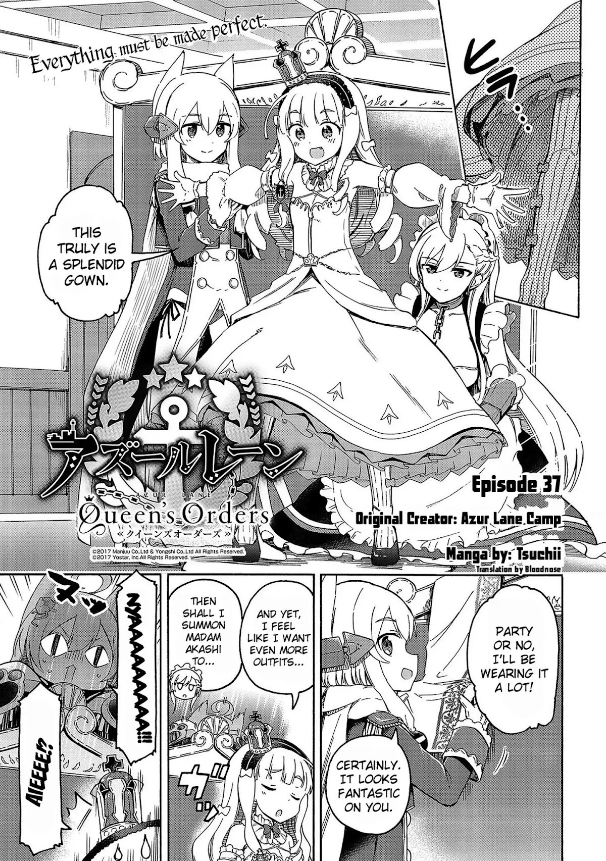 Azur Lane: Queen's Orders Chapter 37 page 1 - Chapter 37