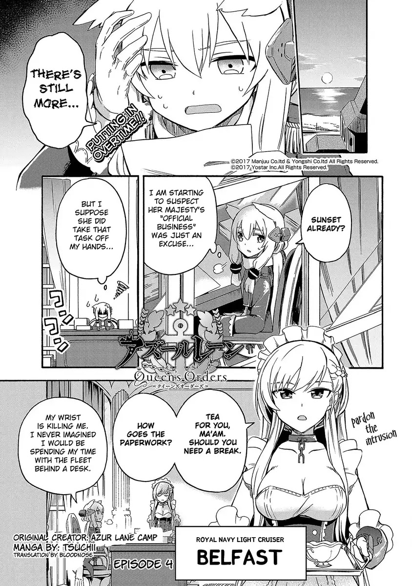 Azur Lane: Queen's Orders Chapter 4 page 1 - Chapter 4