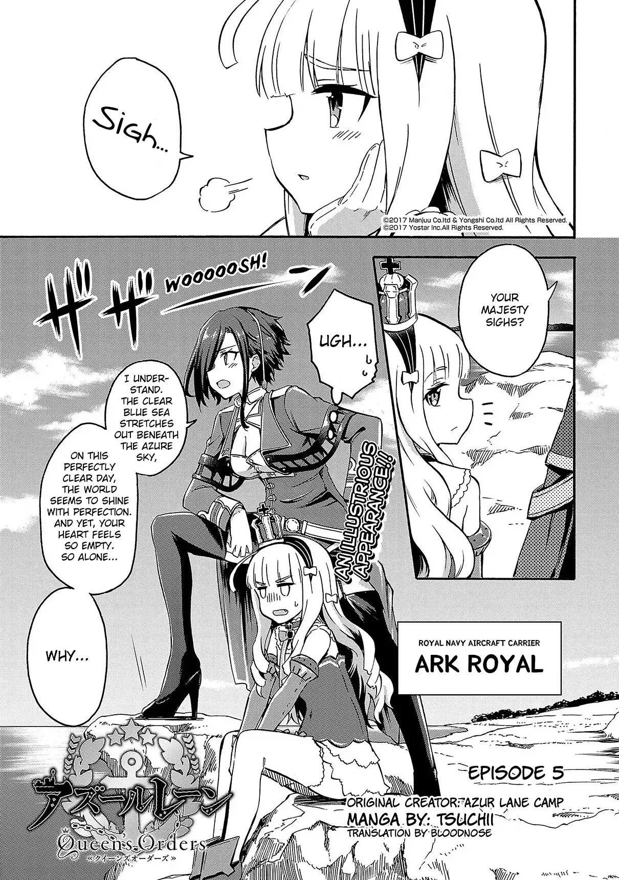 Azur Lane: Queen's Orders Chapter 5 page 1 - Chapter 5