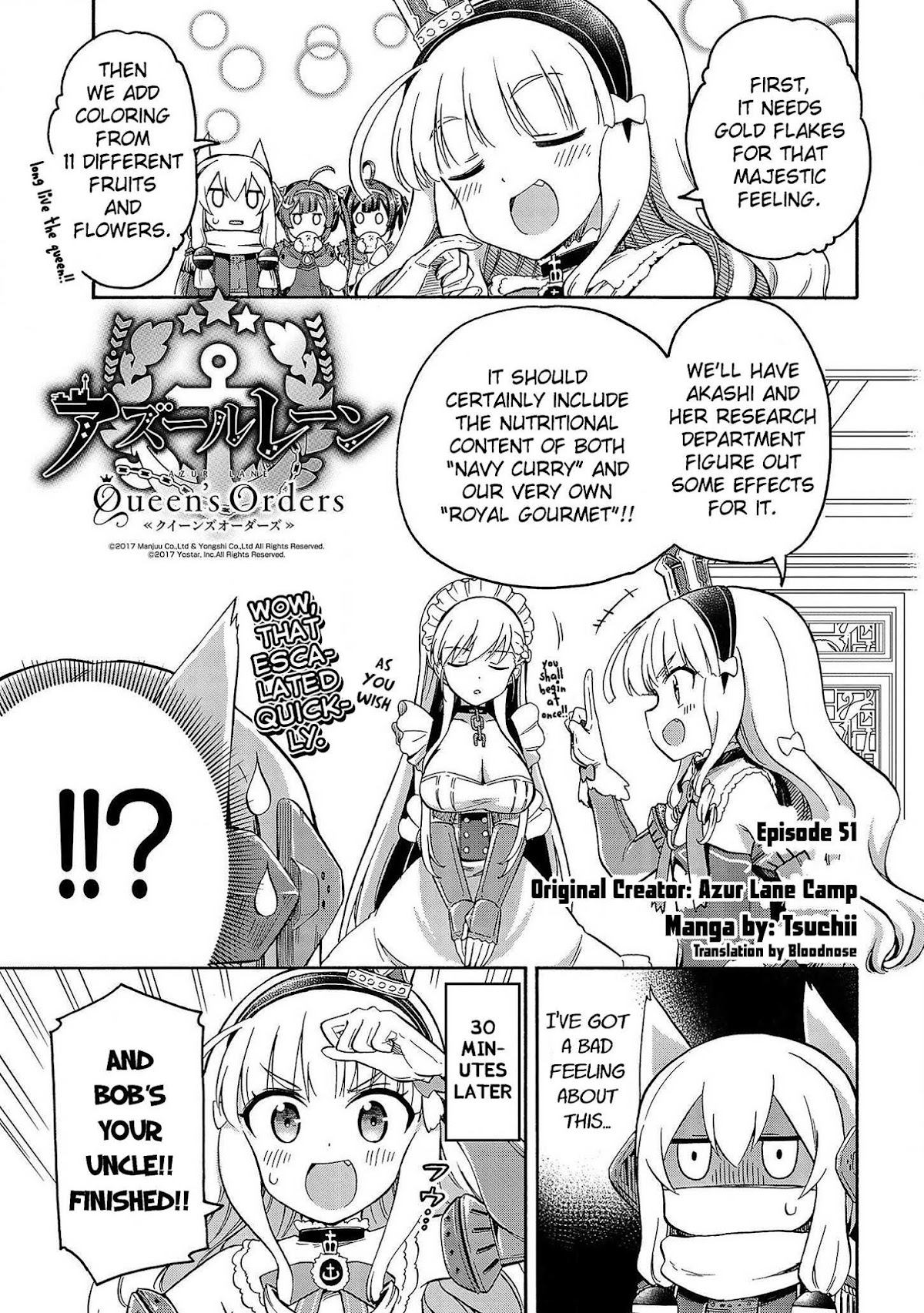 Azur Lane: Queen's Orders Chapter 51 page 1 - Chapter 51