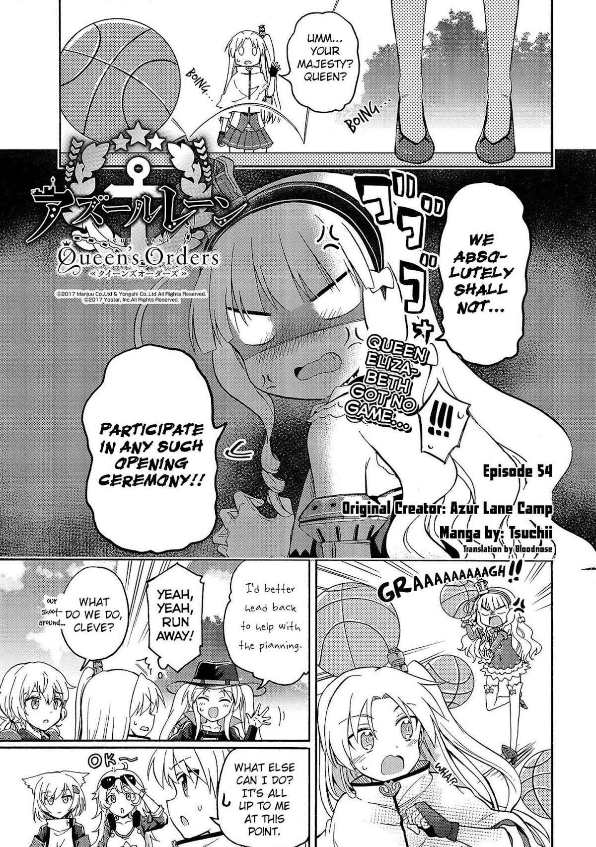 Azur Lane: Queen's Orders Chapter 54 page 1 - Chapter 54