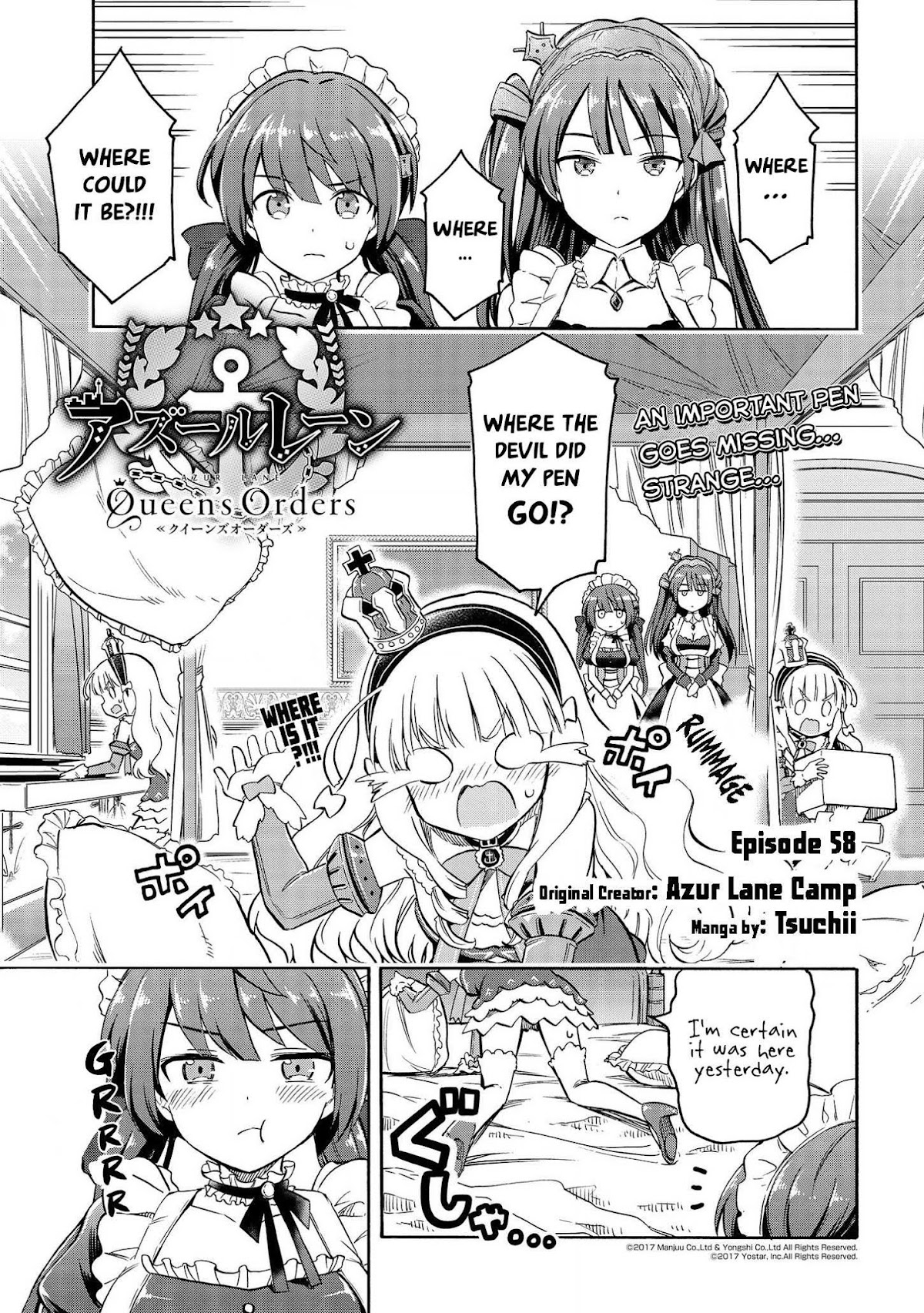Azur Lane: Queen's Orders Chapter 58 page 1 - Chapter 58