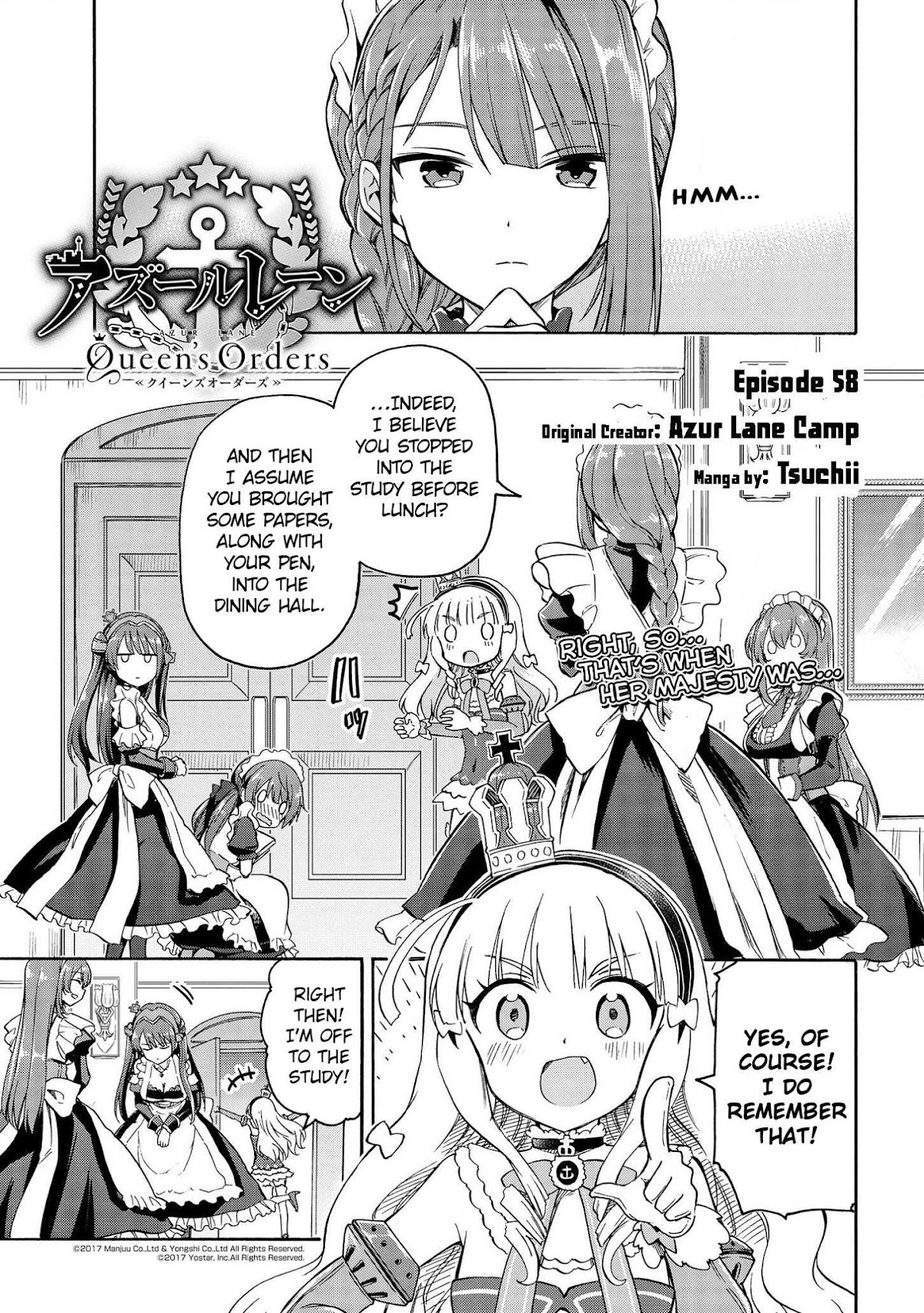 Azur Lane: Queen's Orders Chapter 59 page 1 - Chapter 59