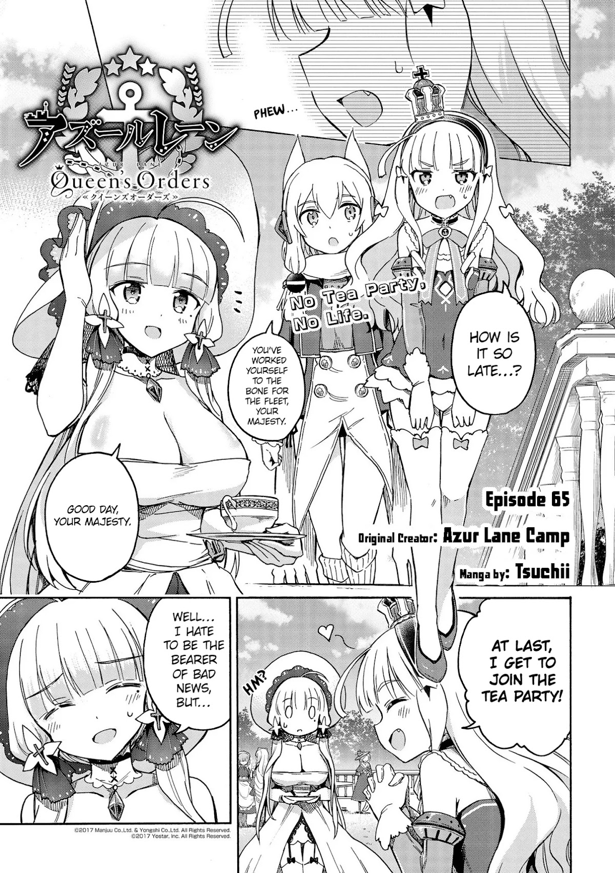 Azur Lane: Queen's Orders Chapter 65 page 1 - Chapter 65