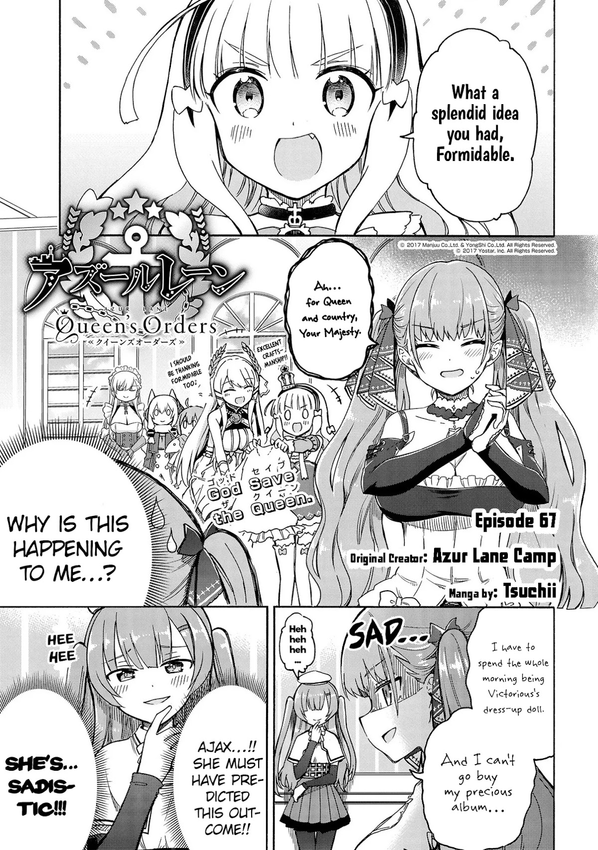 Azur Lane: Queen's Orders Chapter 67 page 1 - Chapter 67