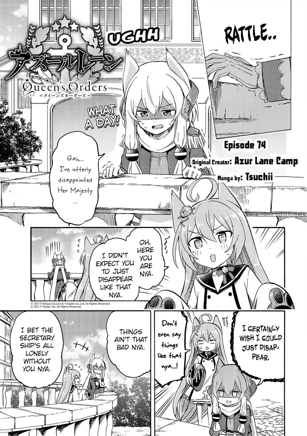 Azur Lane: Queen's Orders Chapter 74 page 1 - Chapter 74
