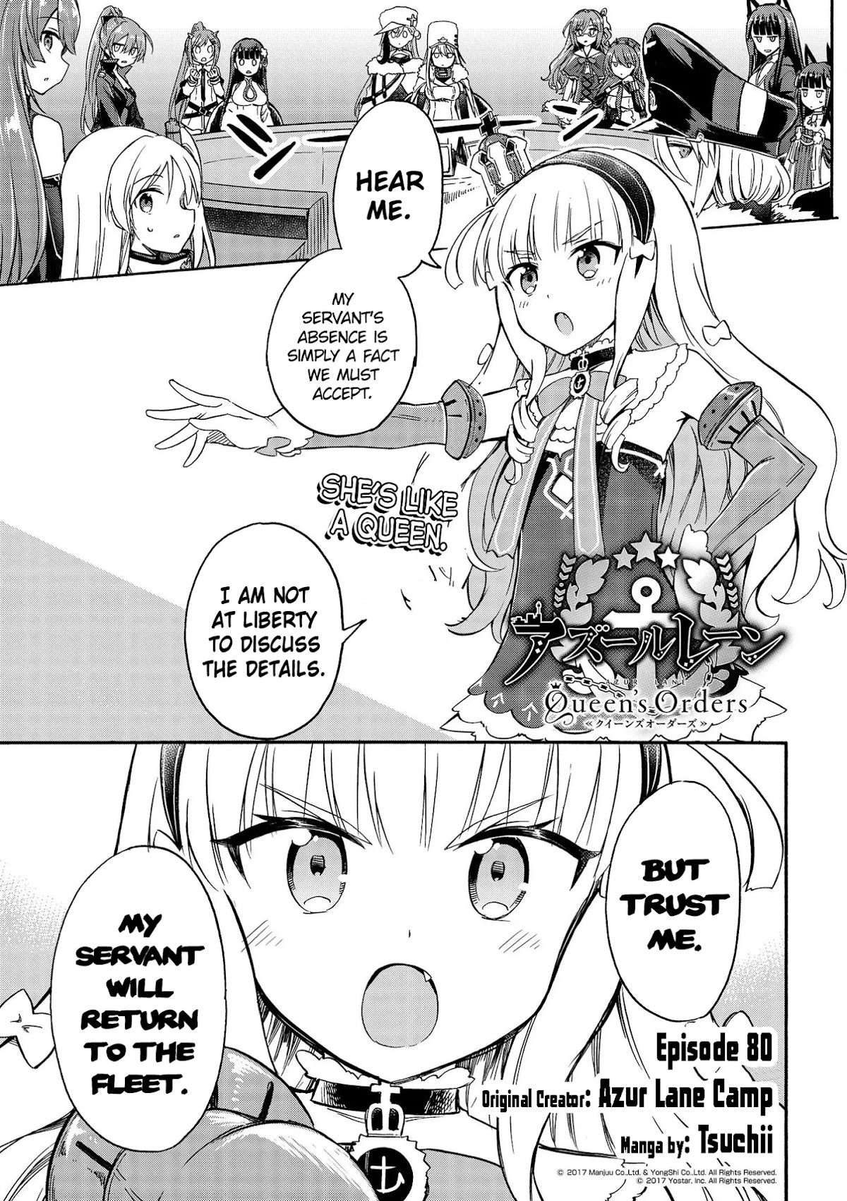 Azur Lane: Queen's Orders Chapter 80 page 1 - Chapter 80