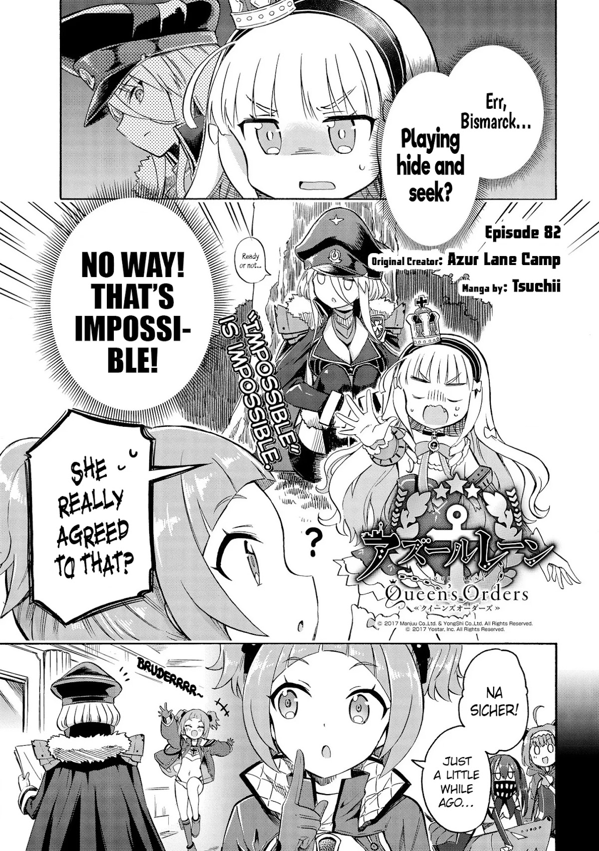 Azur Lane: Queen's Orders Chapter 82 page 1 - Chapter 82
