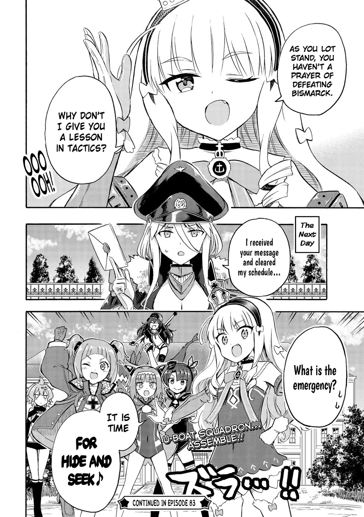 Azur Lane: Queen's Orders Chapter 82 page 4 - Chapter 82