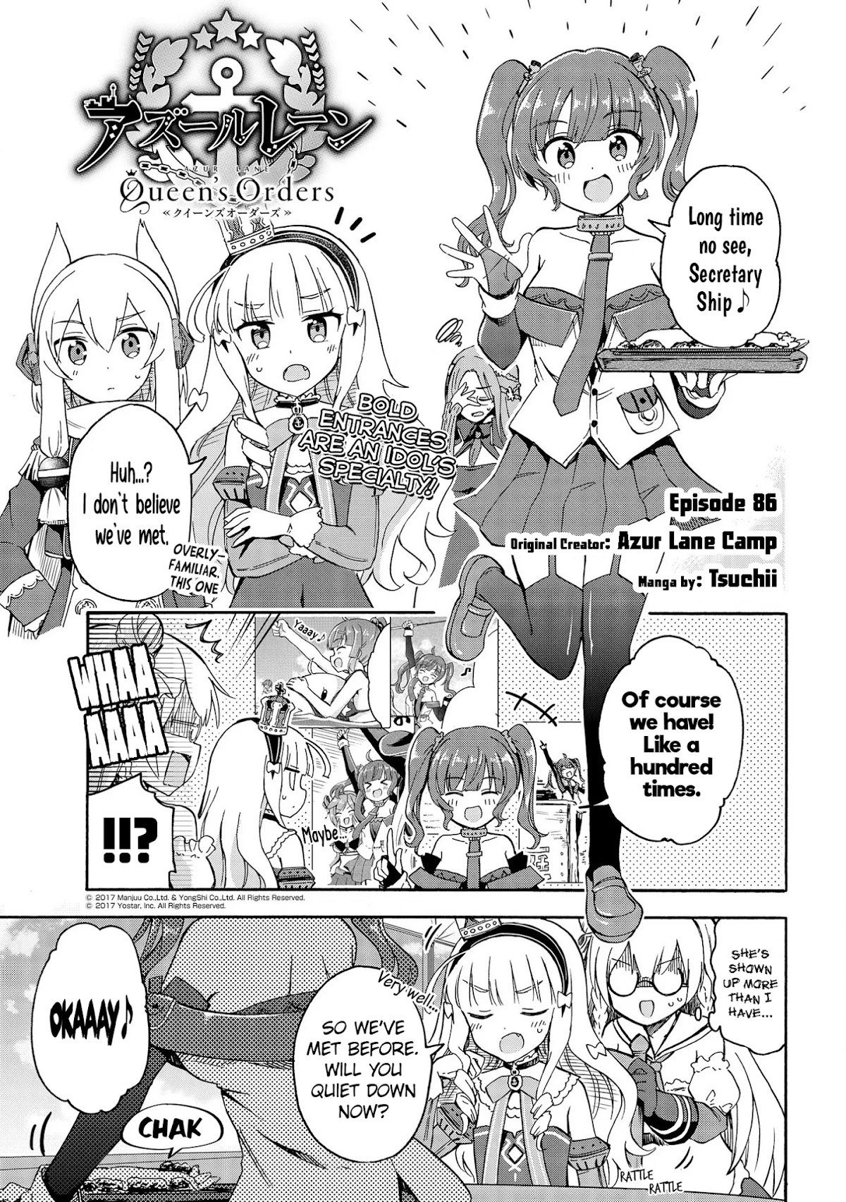 Azur Lane: Queen's Orders Chapter 86 page 1 - Chapter 86