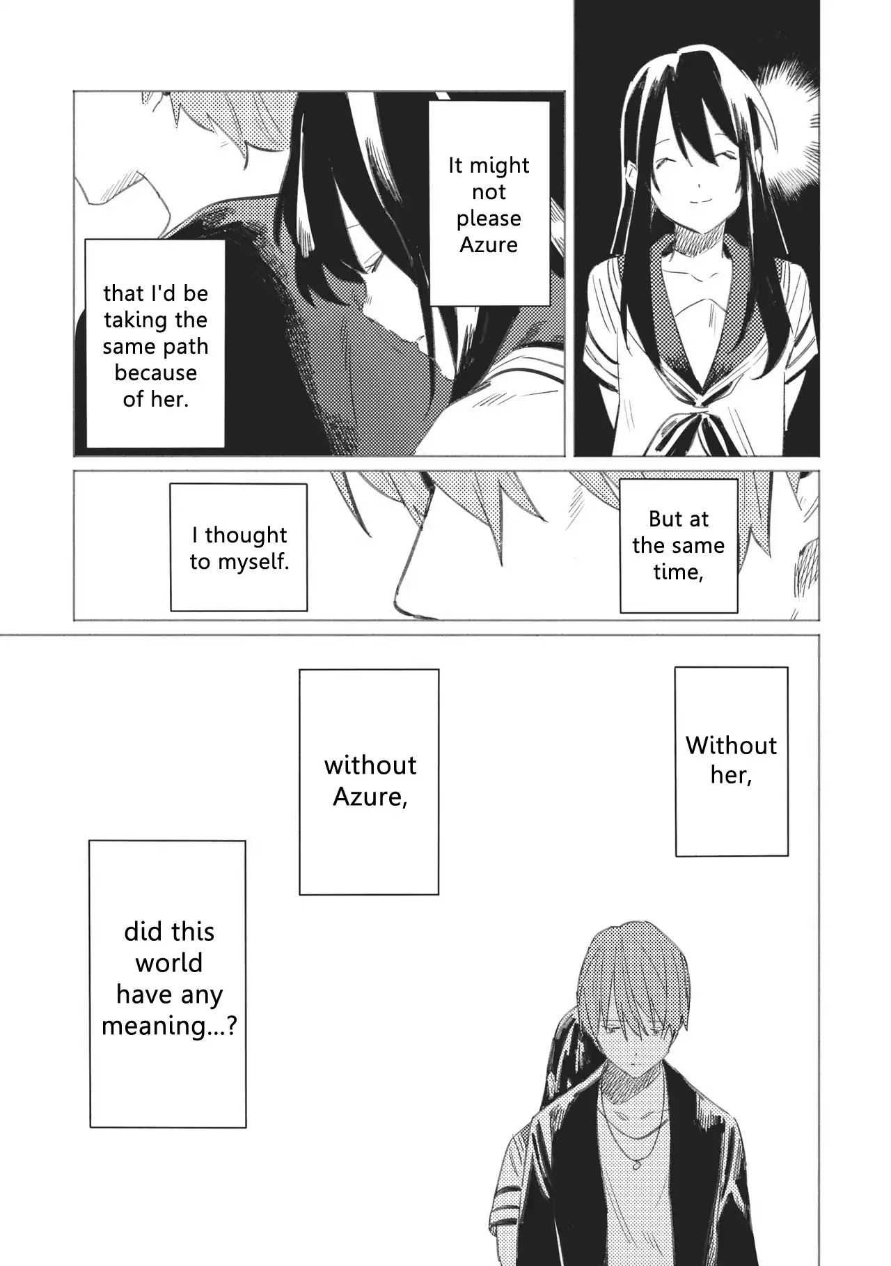 Azure and Claude Chapter 14 page 18 - Chapter 14: Thoughts