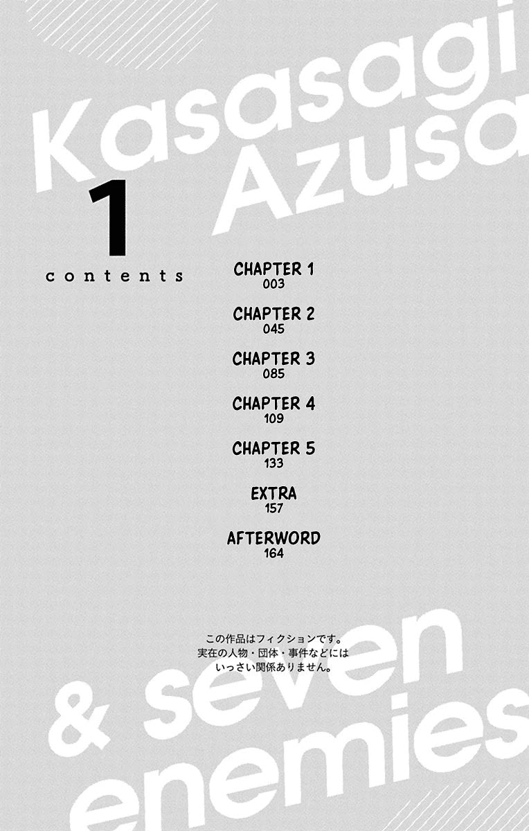 Azusa Kasasagi and the Seven Enemies Chapter 1 page 3 - Chapter 1