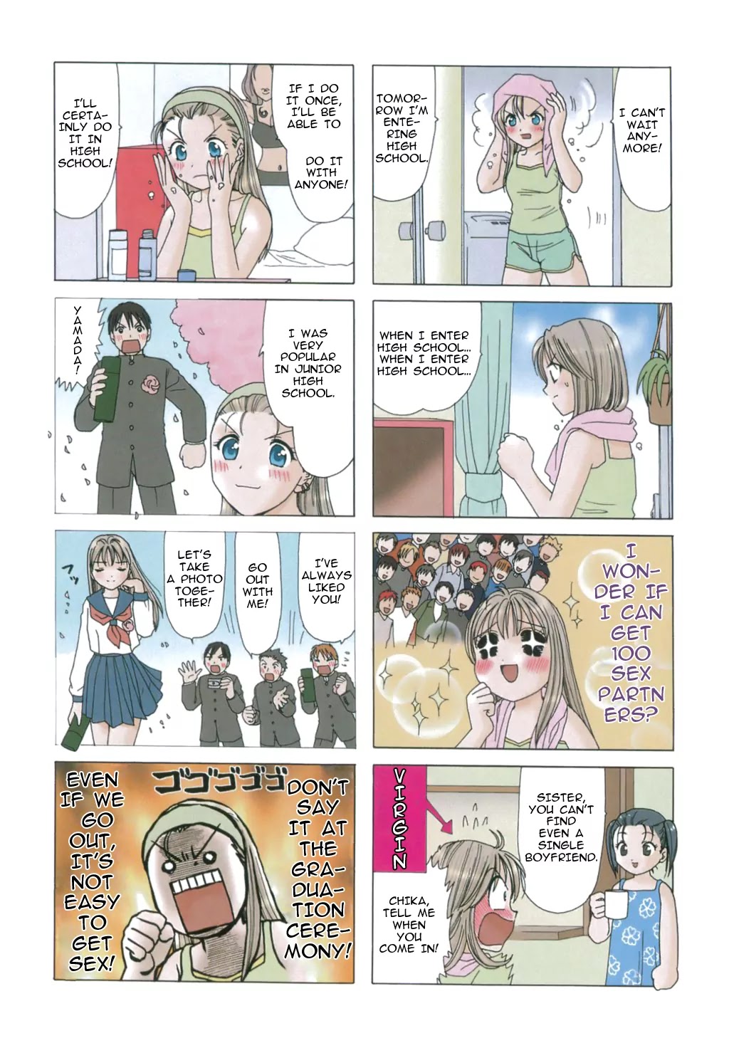 B Gata H Kei Chapter 1 page 7 - Chapter 1: This Girl, Yamada