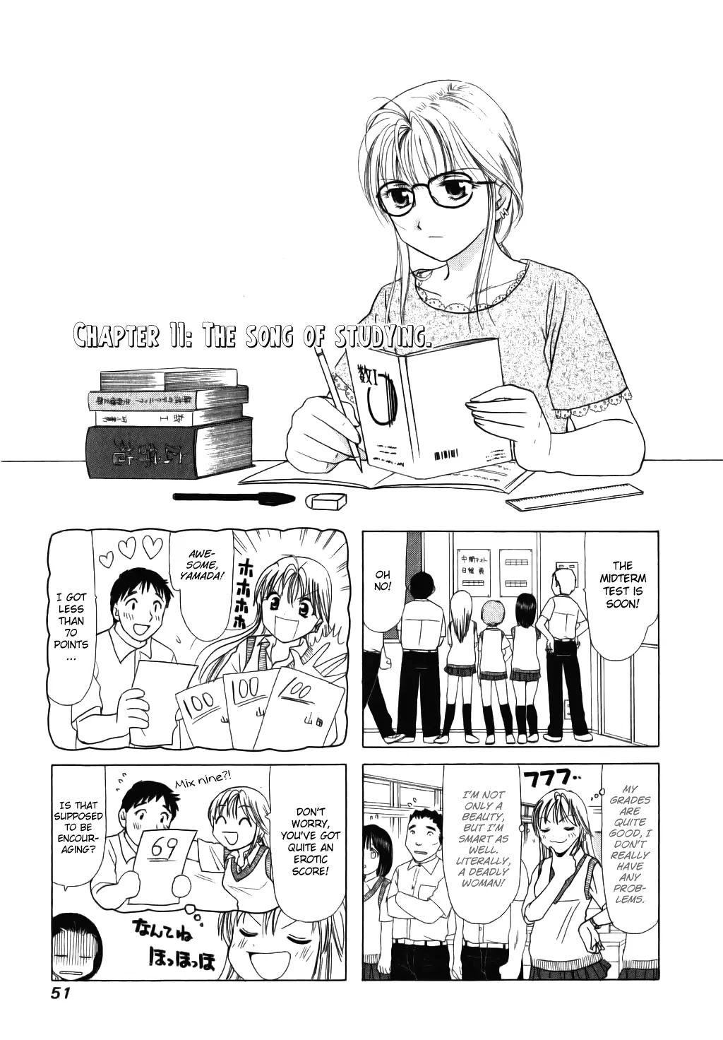 B Gata H Kei Chapter 11 page 1 - Chapter 11: The Song of Studying