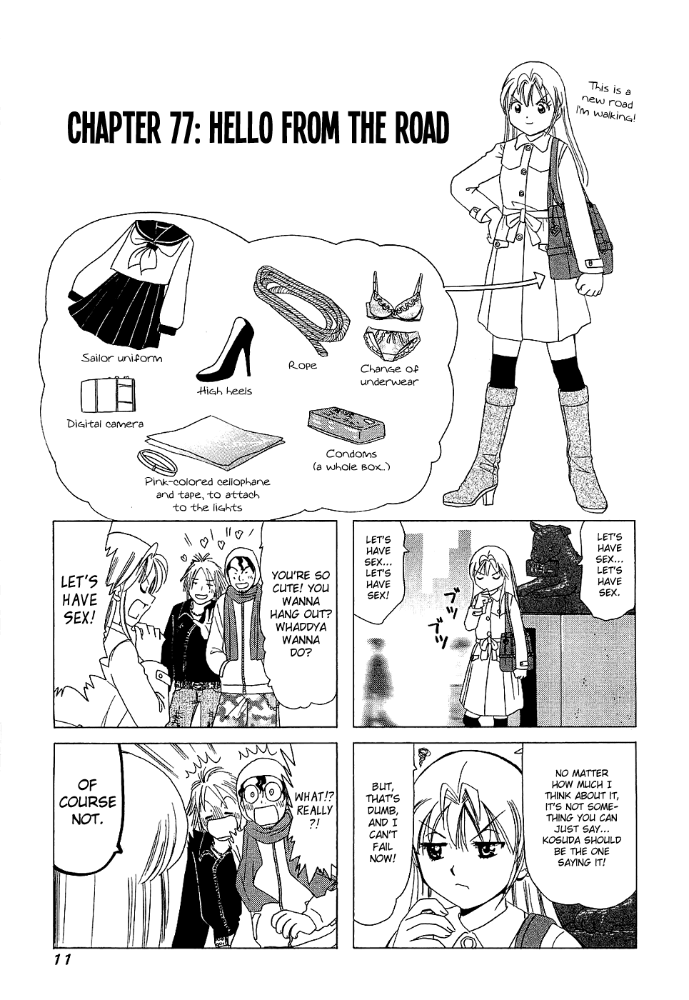B Gata H Kei Chapter 177.2 page 1 - Chapter 177 v2 : Hello from the Road