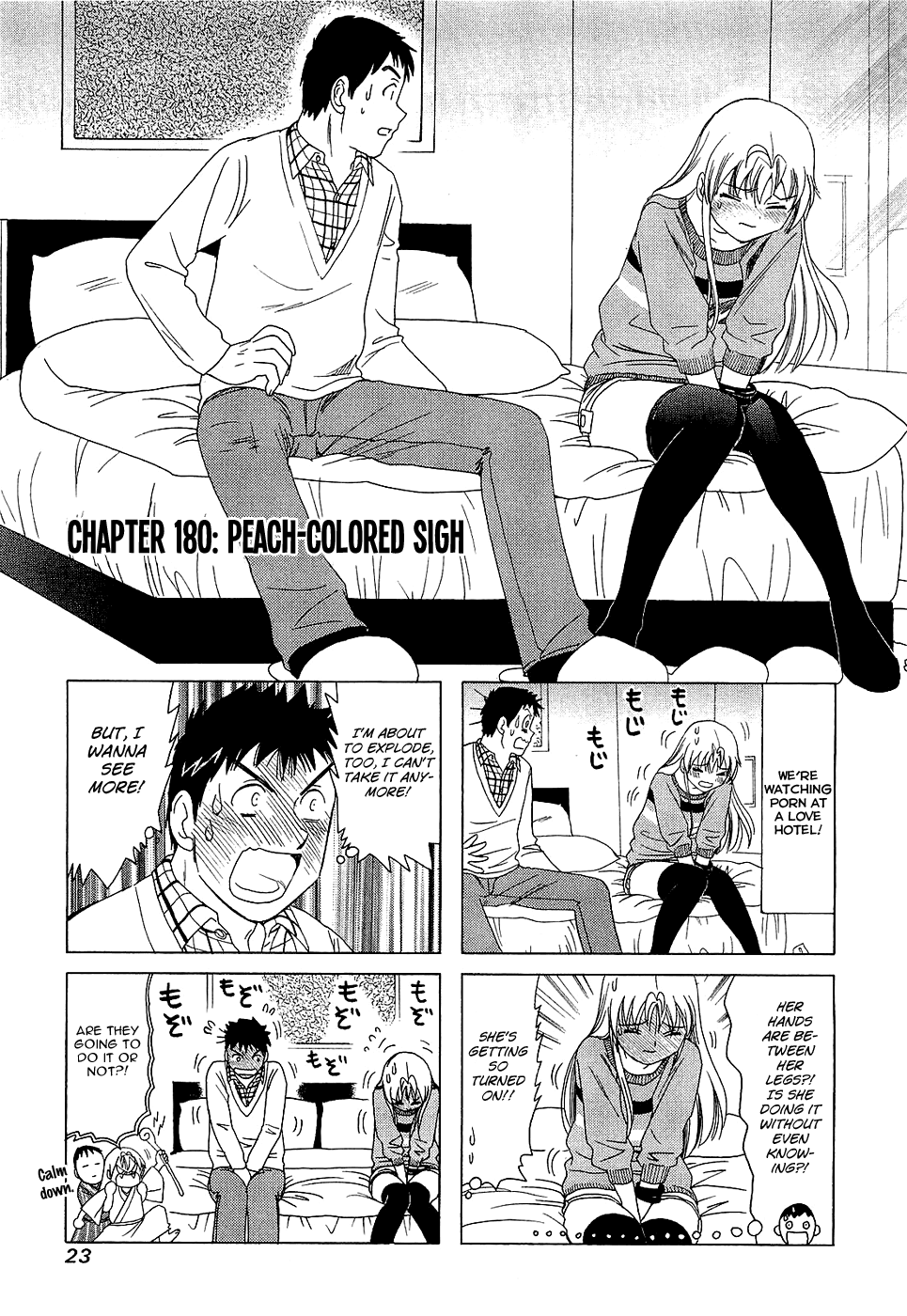 B Gata H Kei Chapter 180.2 page 1 - Chapter 180 v2 : Peach-colored Sigh