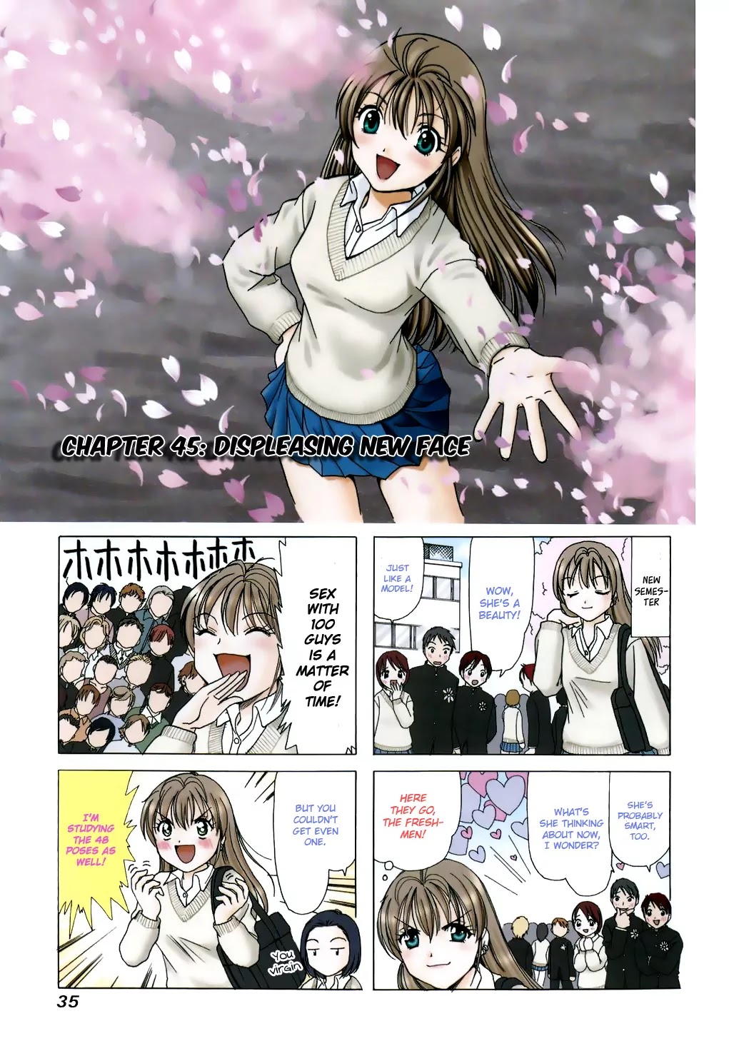 B Gata H Kei Chapter 45 page 1 - Chapter 45: Displeasing New Face